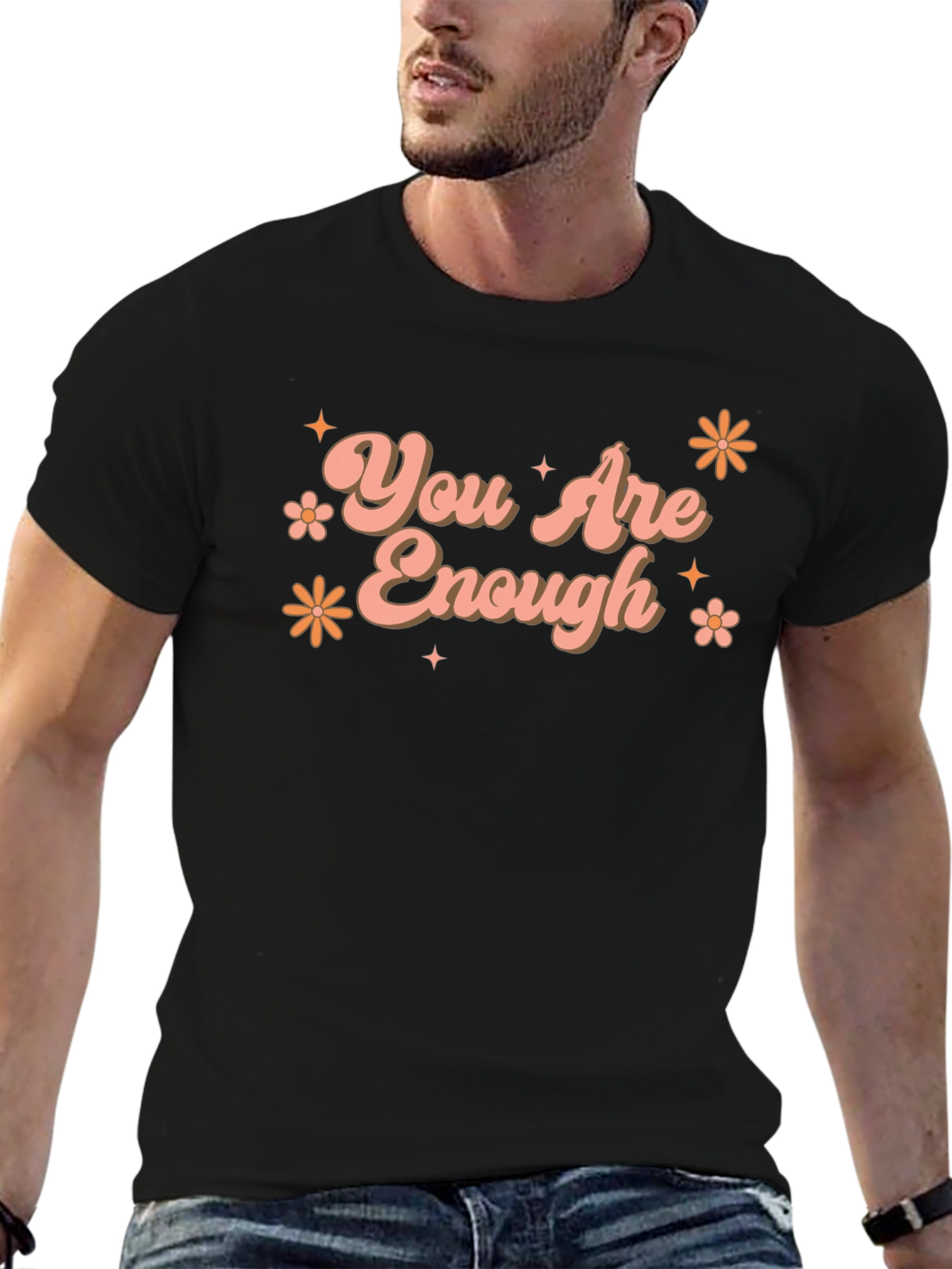 You Are Enough Retro Graphic Tee
