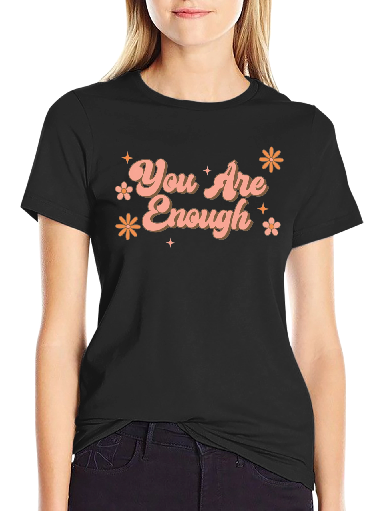 You Are Enough Retro Graphic Tee