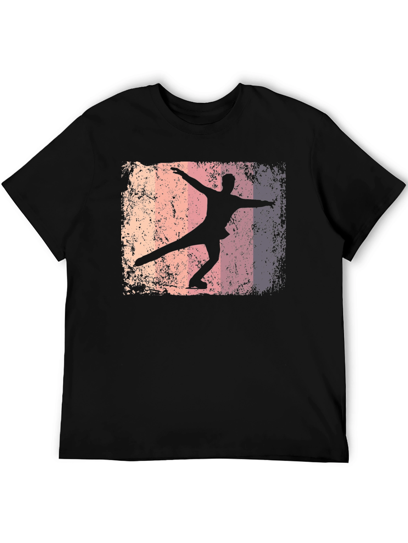 Figure Skating Graphic Tee - Retro Style T-Shirt