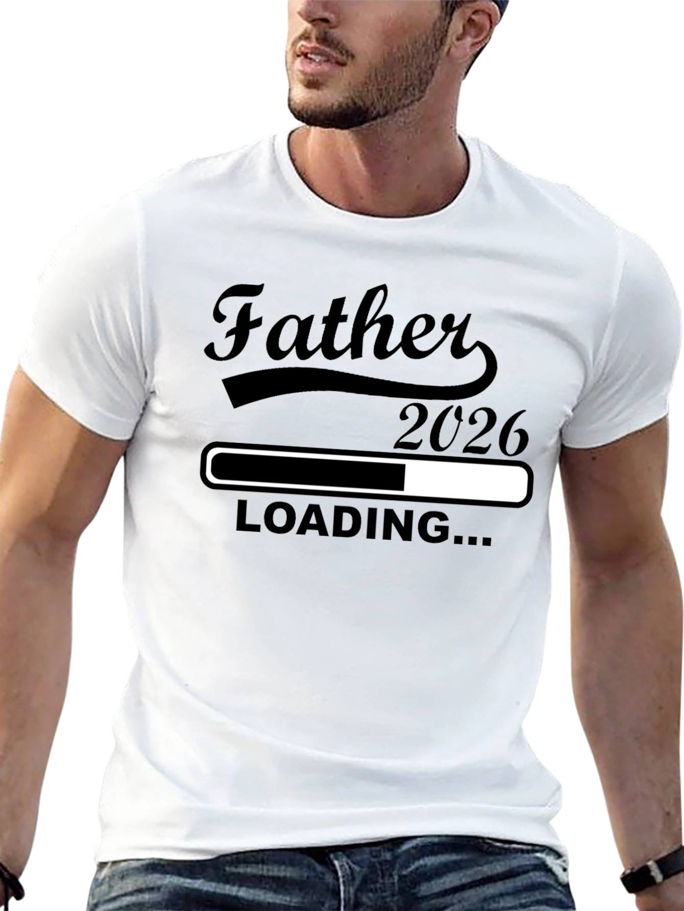 Father 2026 Loading T-Shirt | New Dad Gift