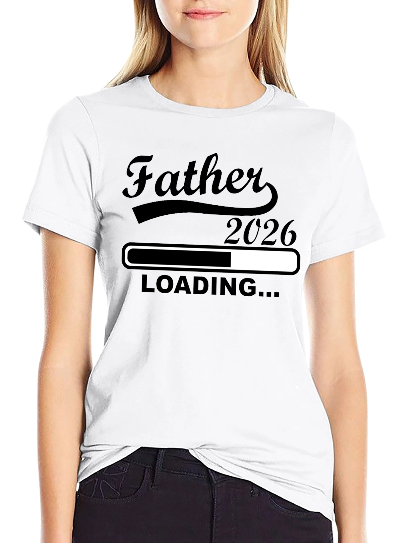 Father 2026 Loading T-Shirt | New Dad Gift