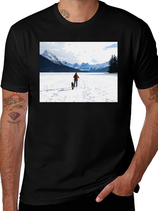 Mountains & Dog T-Shirt