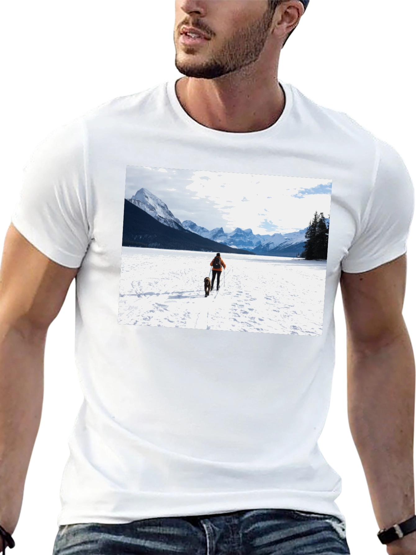 Mountains & Dog T-Shirt