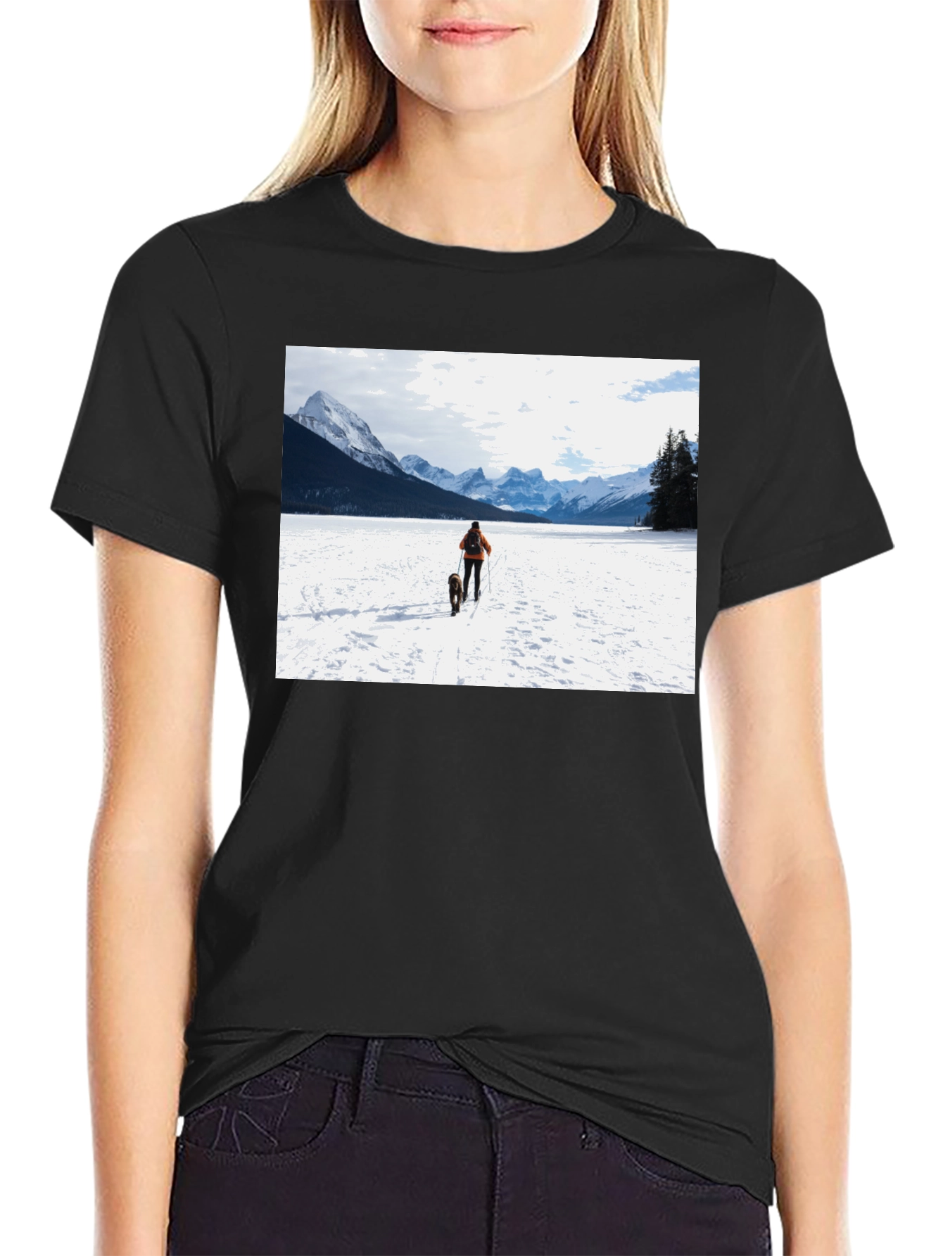 Mountains & Dog T-Shirt