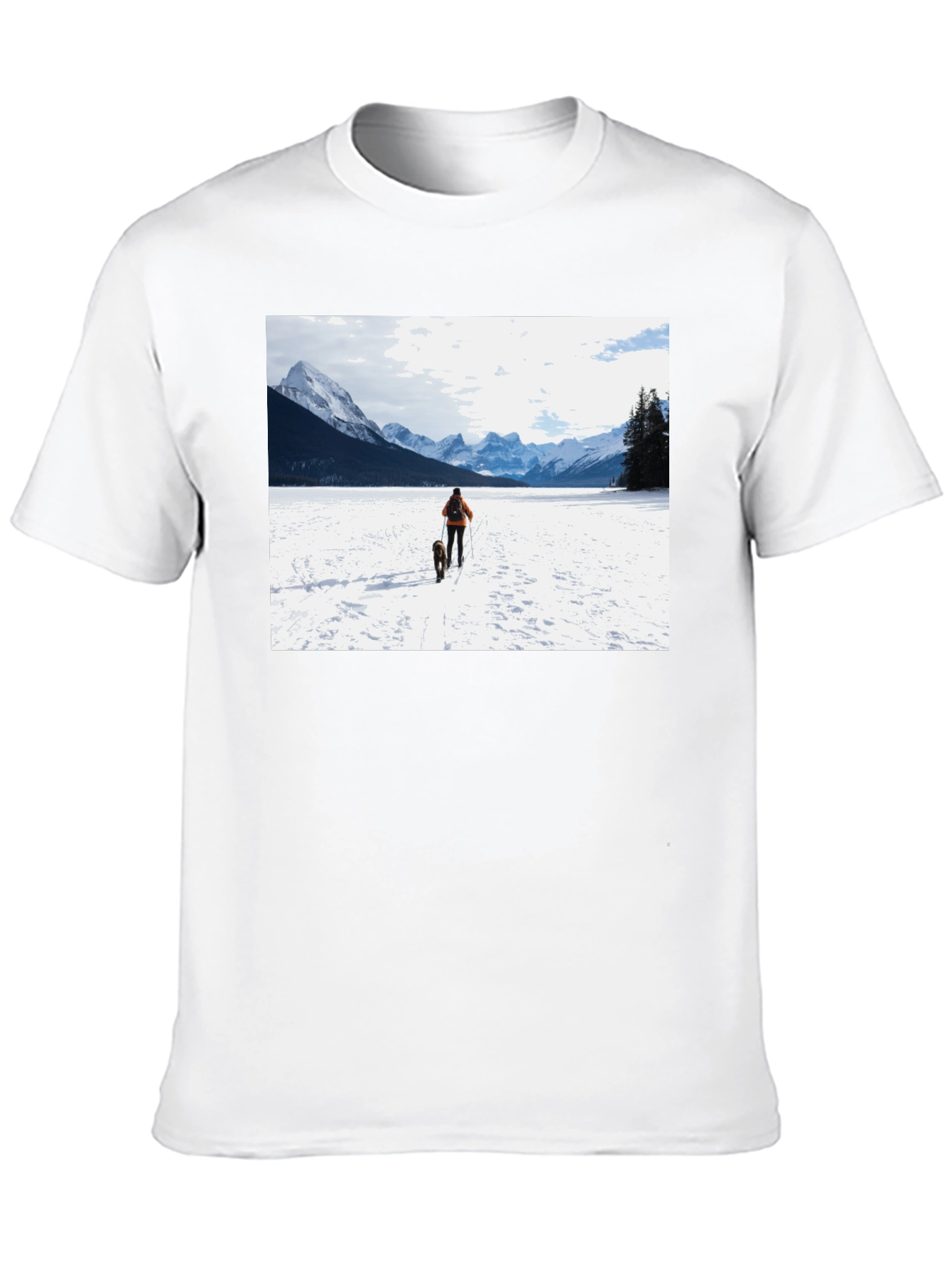 Mountains & Dog T-Shirt