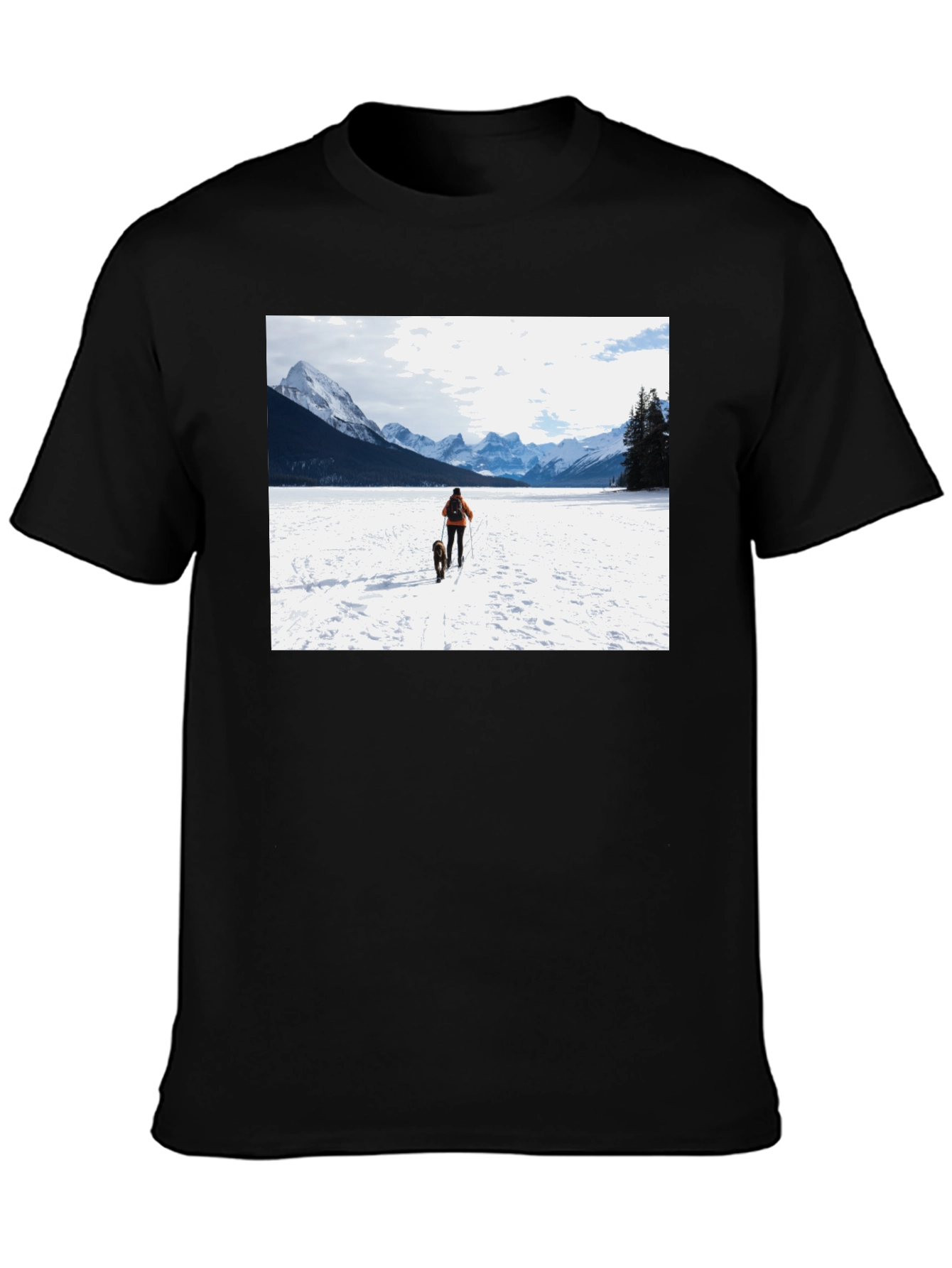 Mountains & Dog T-Shirt
