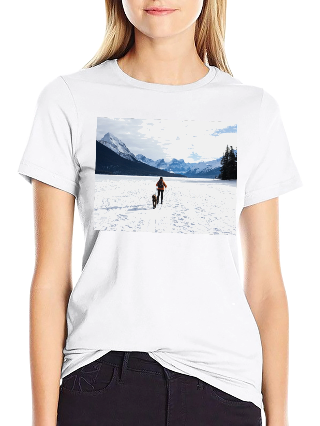 Mountains & Dog T-Shirt