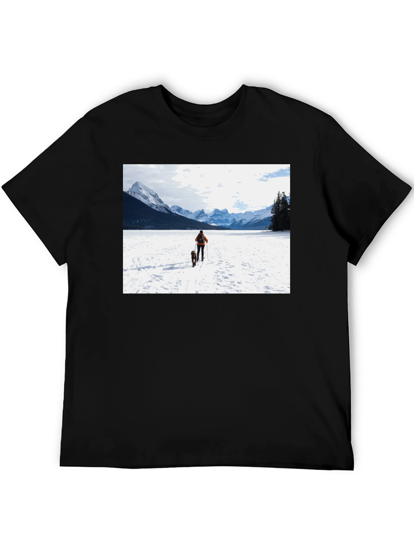 Mountains & Dog T-Shirt