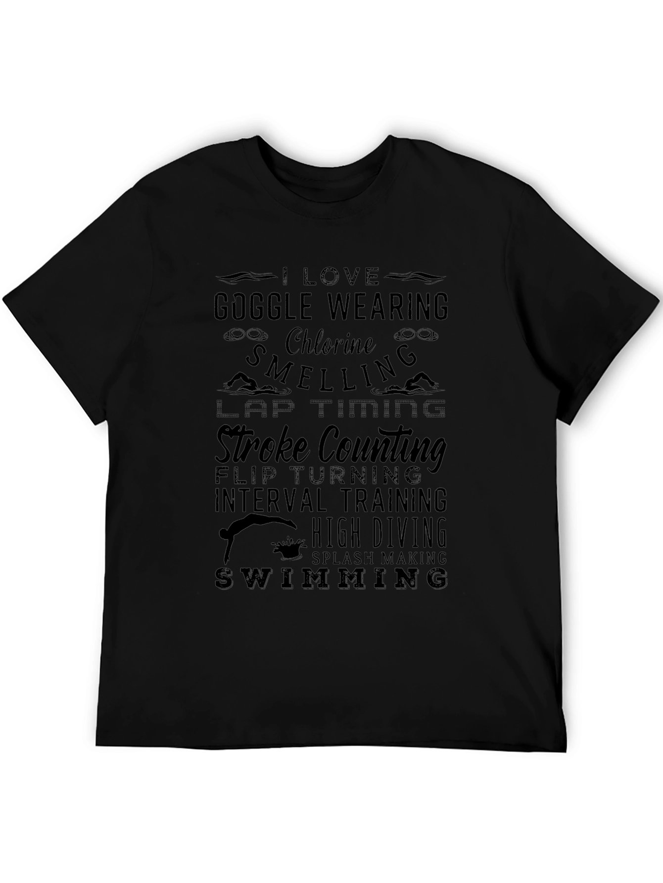 I Love Swimming T-Shirt