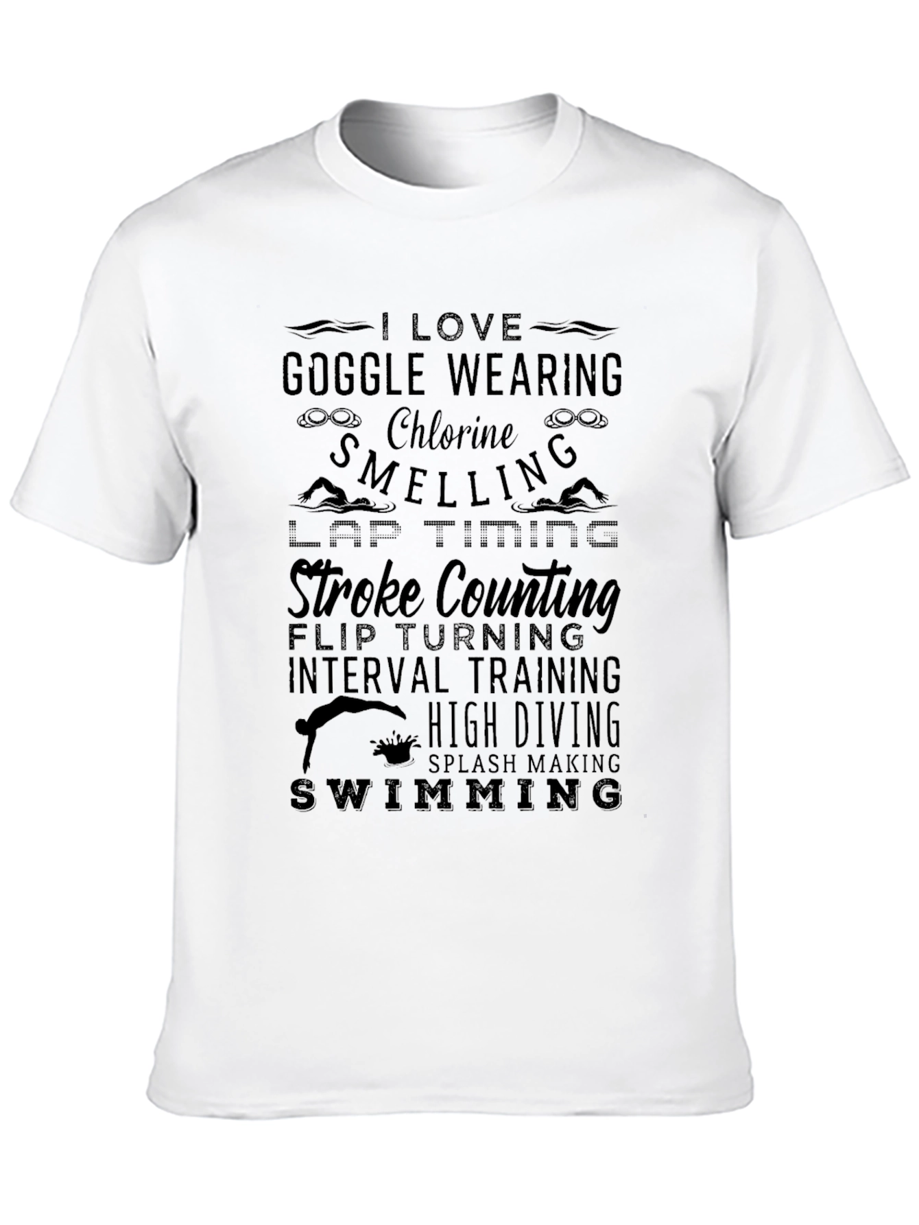 I Love Swimming T-Shirt