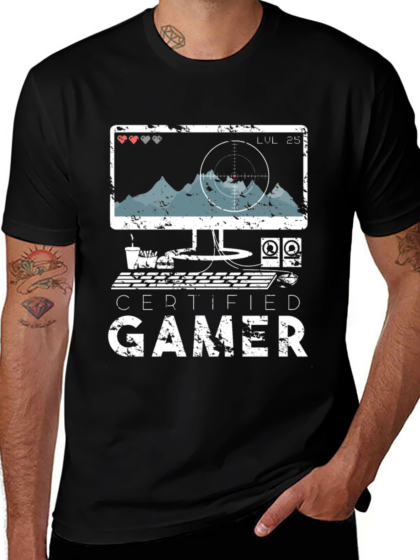Certified Gamer T-Shirt - Level Up Your Style!