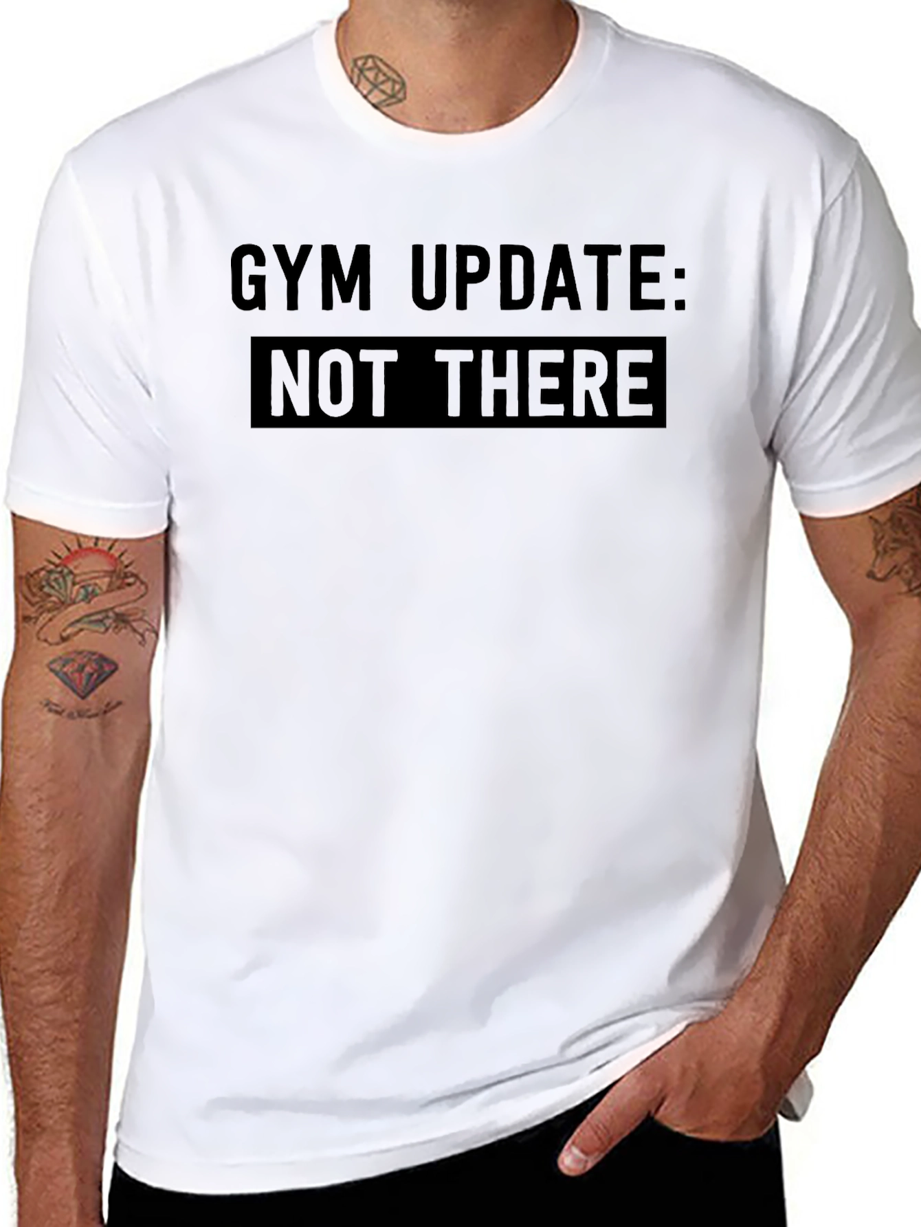 Gym Update Not There Graphic Tee