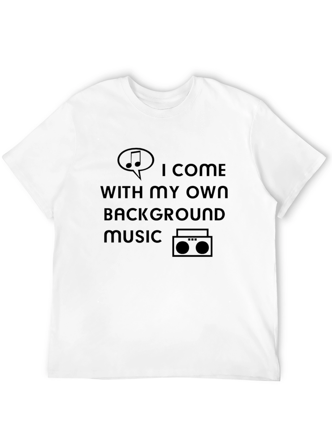 Funny Music Lover T-Shirt - Background Music