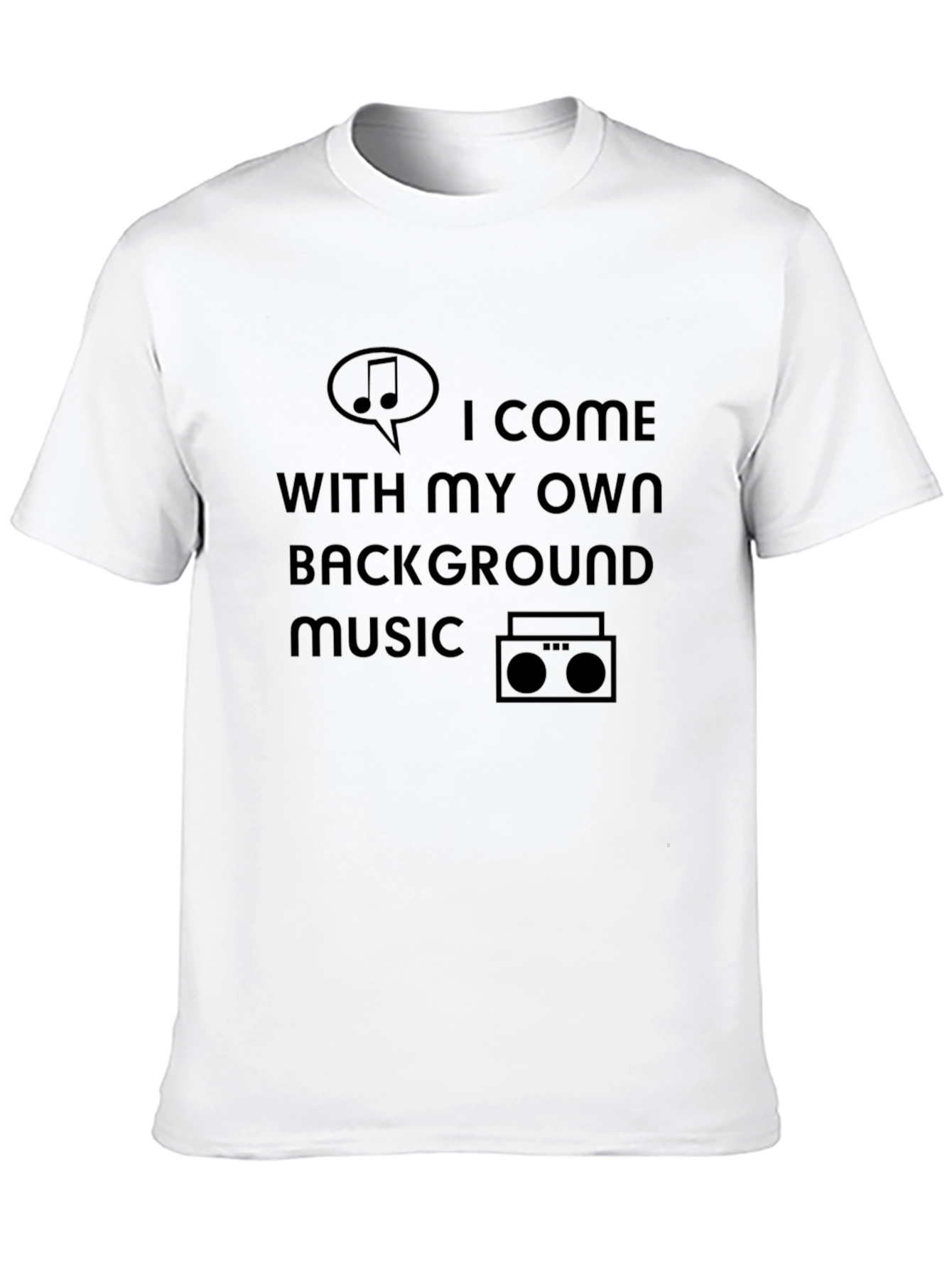 Funny Music Lover T-Shirt - Background Music