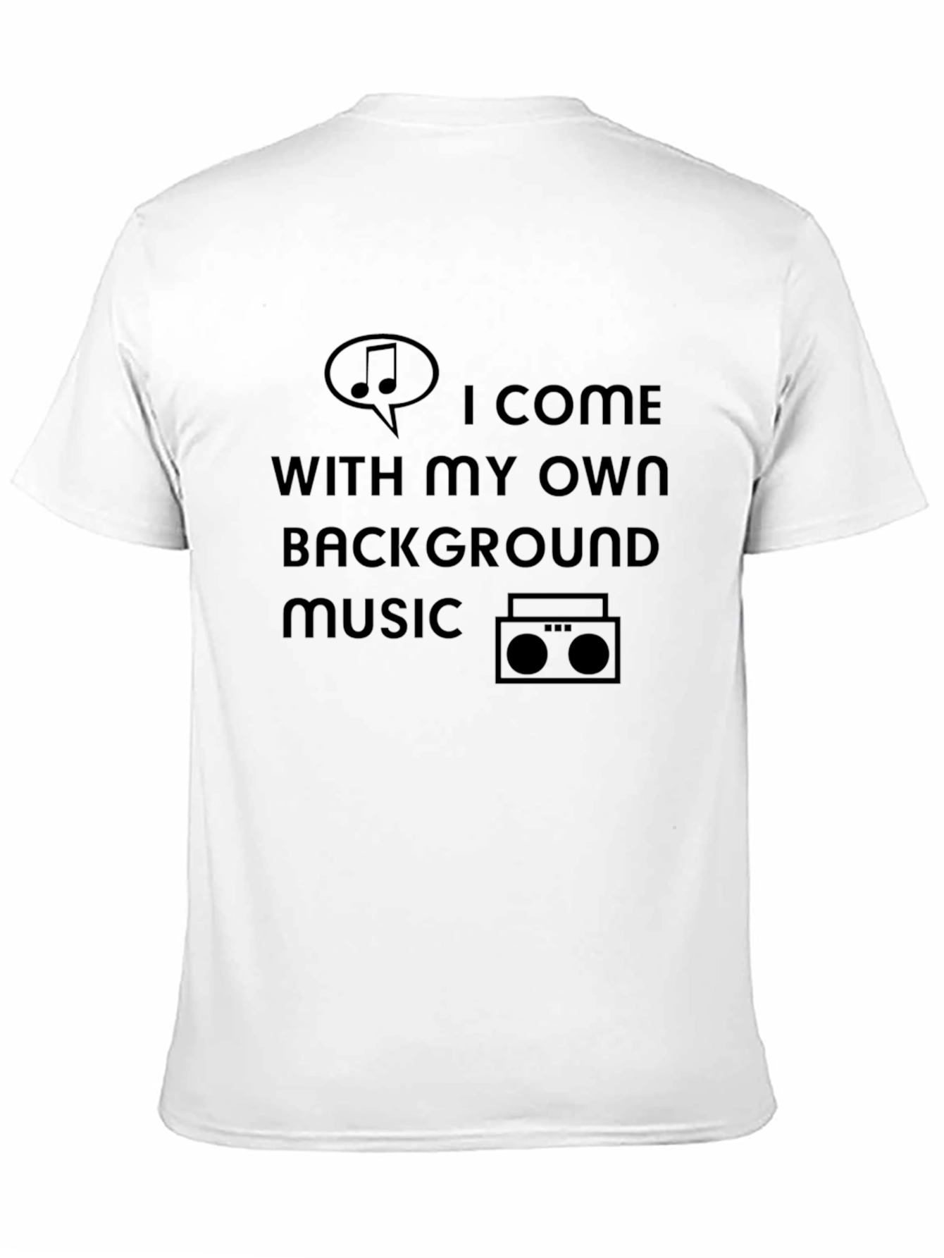 Funny Music Lover T-Shirt - Background Music