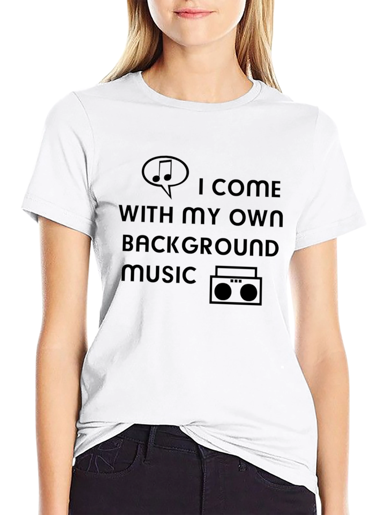 Funny Music Lover T-Shirt - Background Music