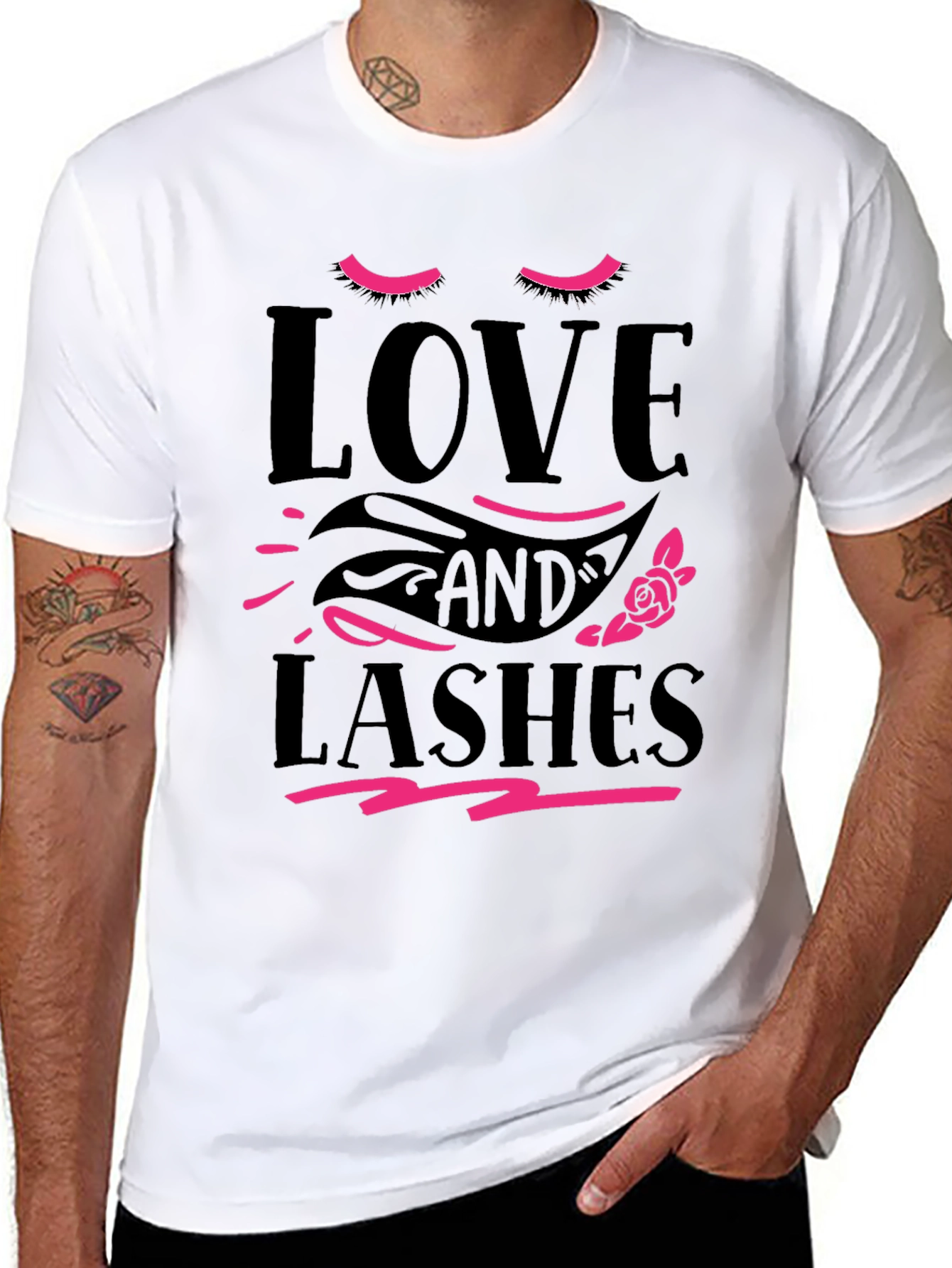 Love and Lashes Graphic Tee