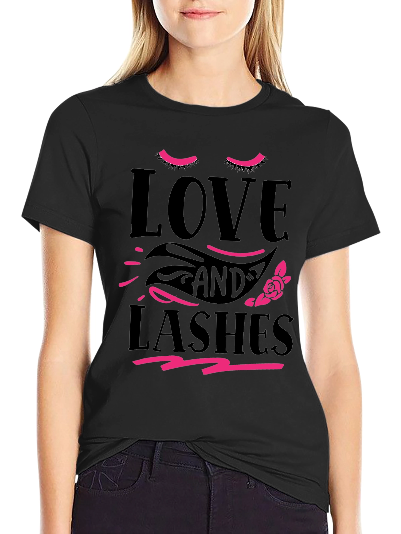Love and Lashes Graphic Tee