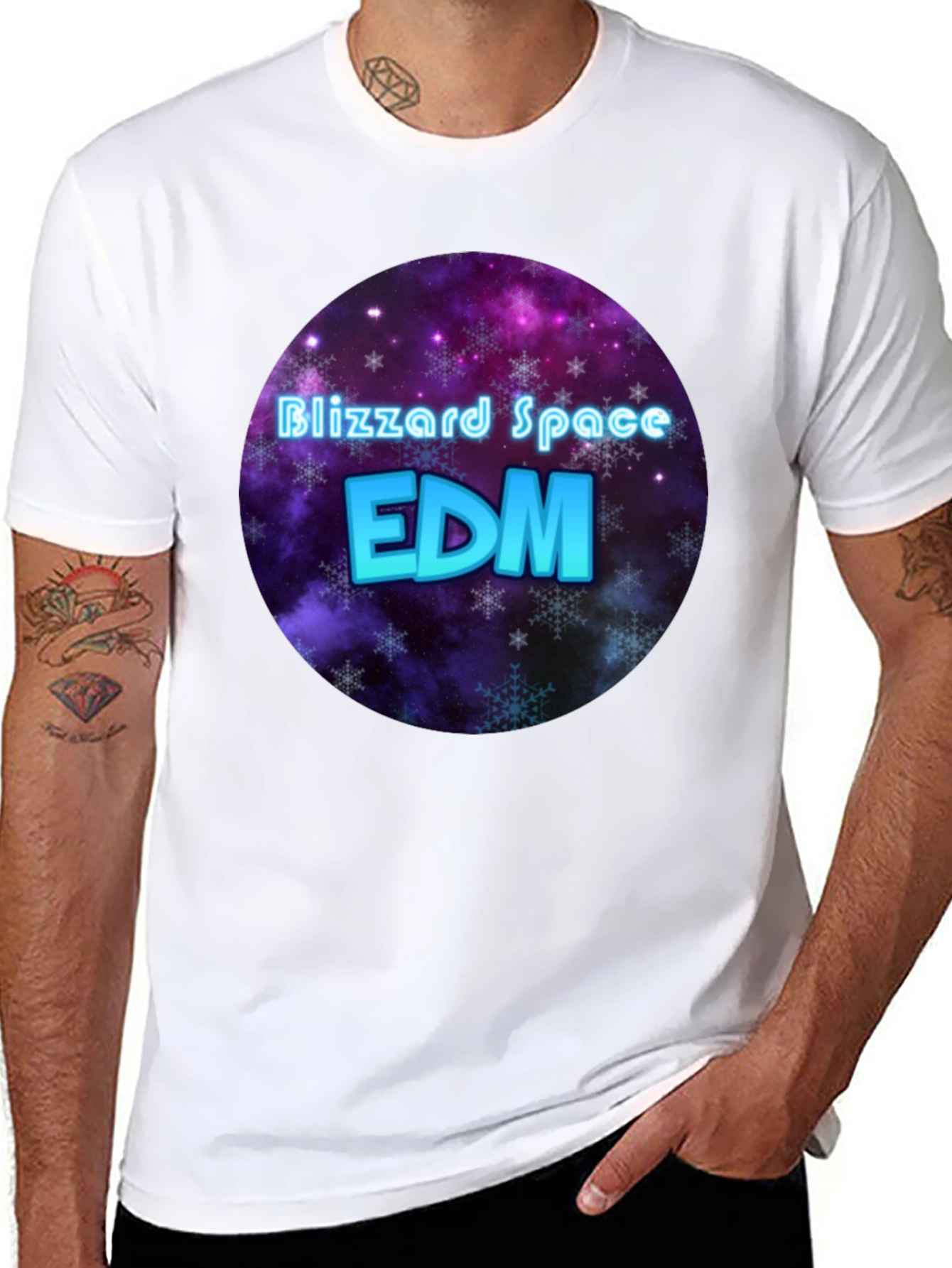 Blizzard Space EDM T-Shirt - Unique Graphic Tee