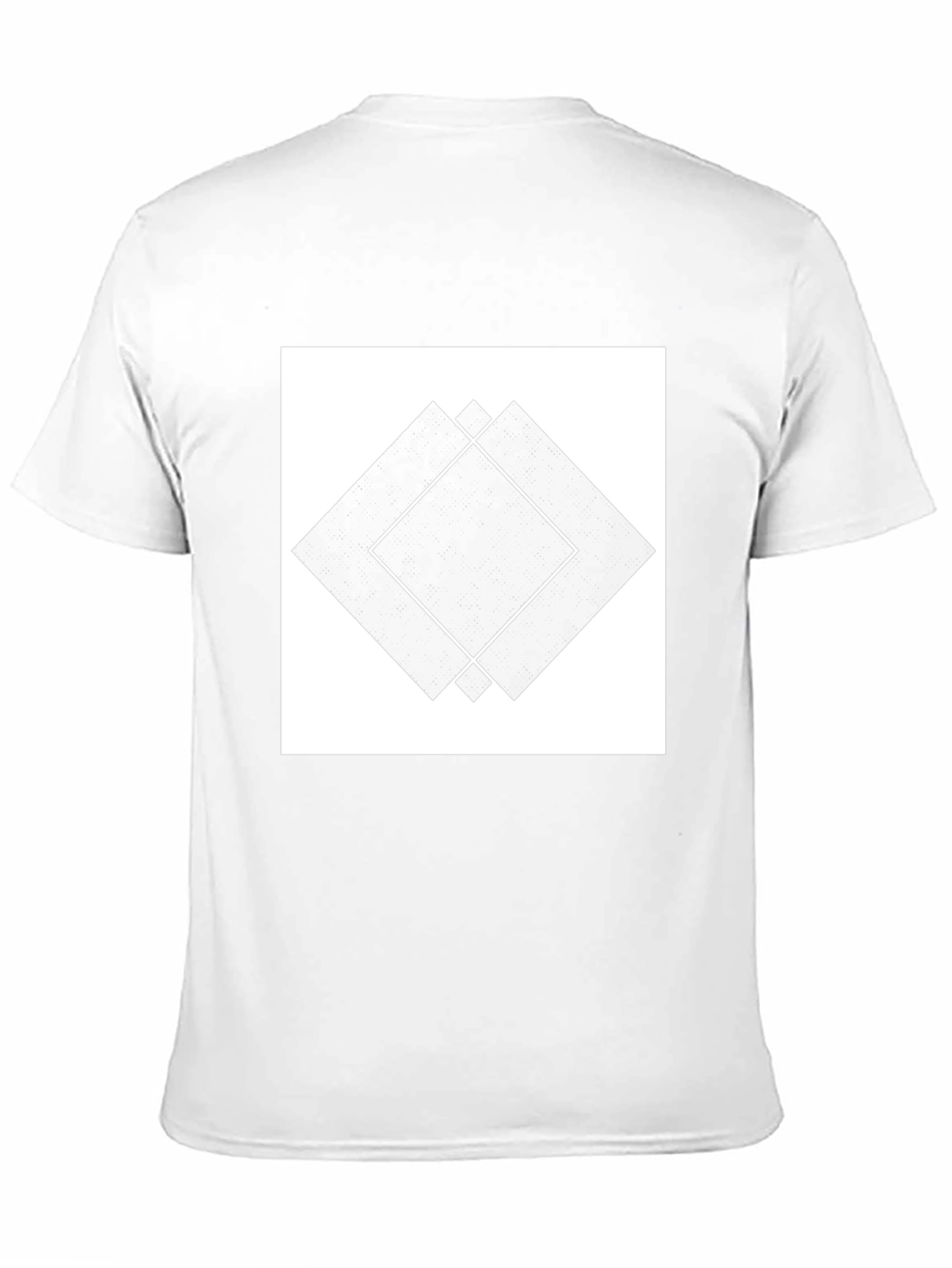 Geometric Diamond Black T-Shirt