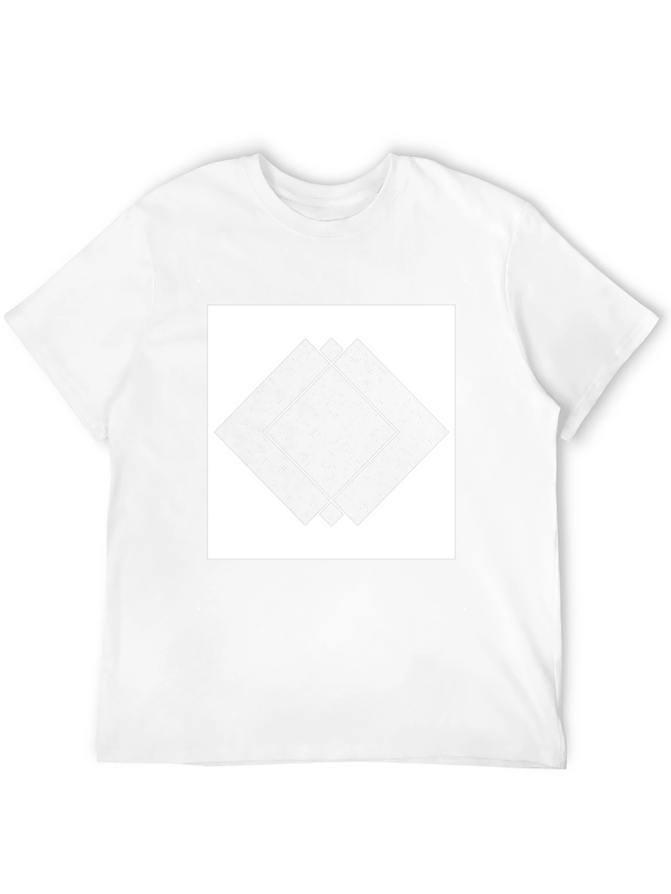 Geometric Diamond Black T-Shirt