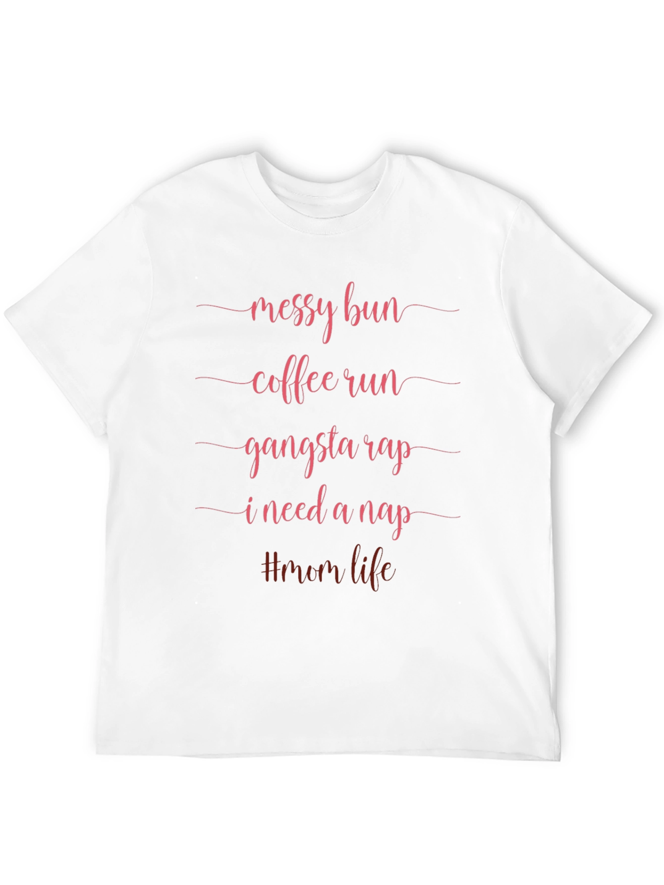 Messy Bun Mom Life Graphic Tee