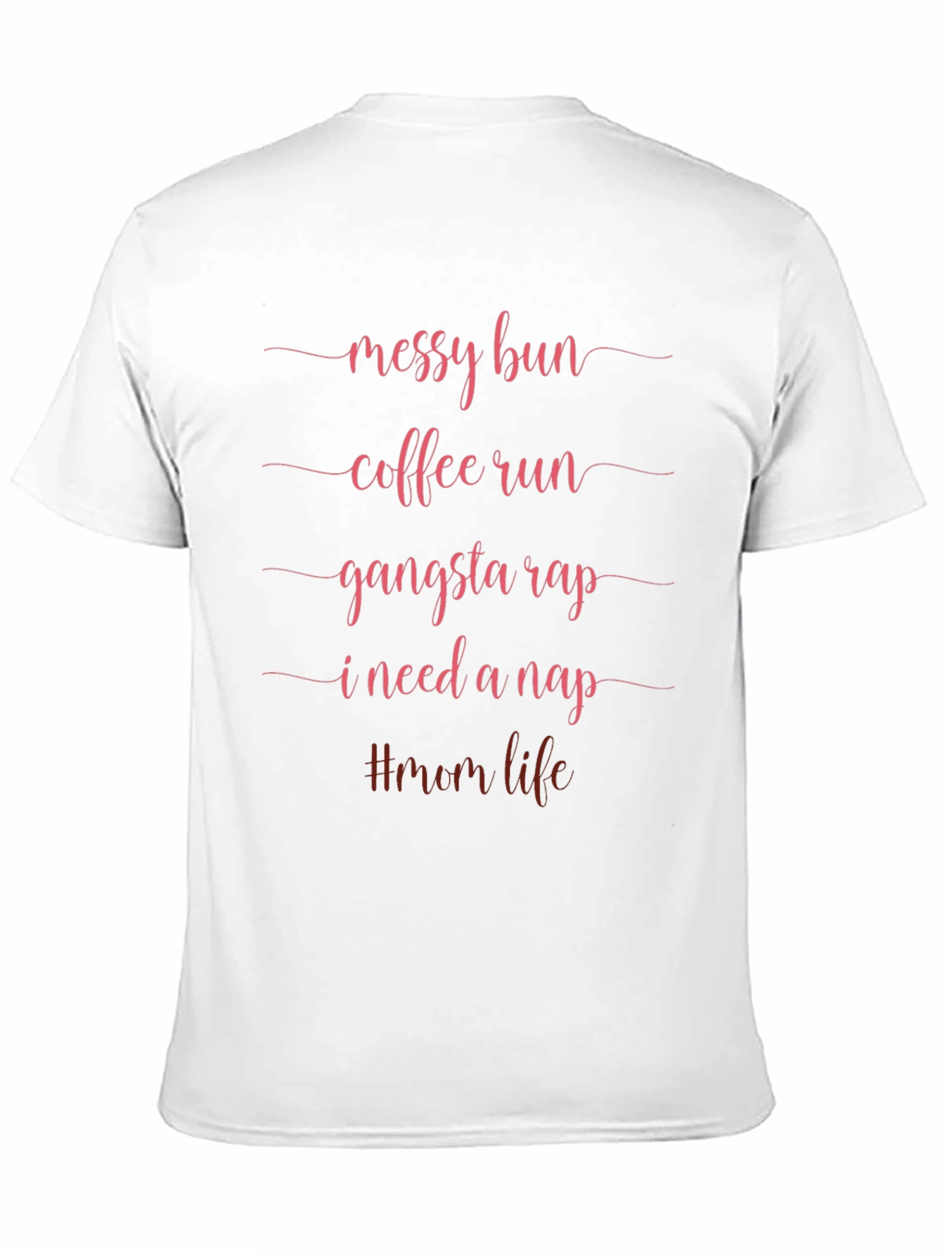 Messy Bun Mom Life Graphic Tee
