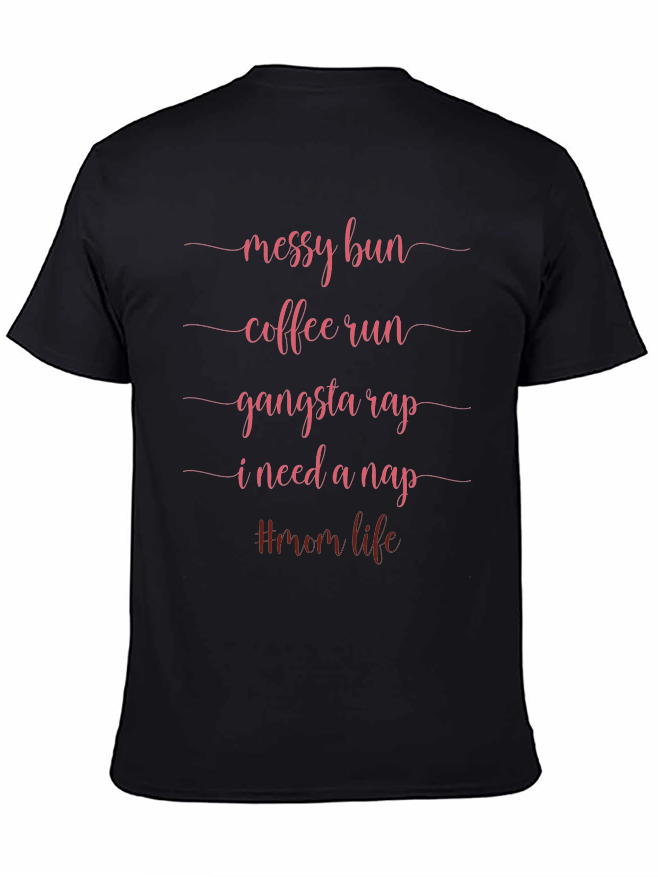 Messy Bun Mom Life Graphic Tee