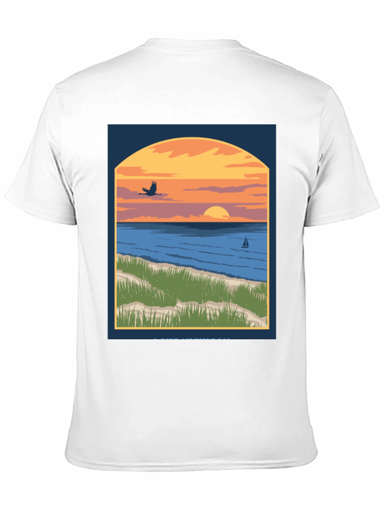 Sunset Beach Graphic Tee - Coastal Style