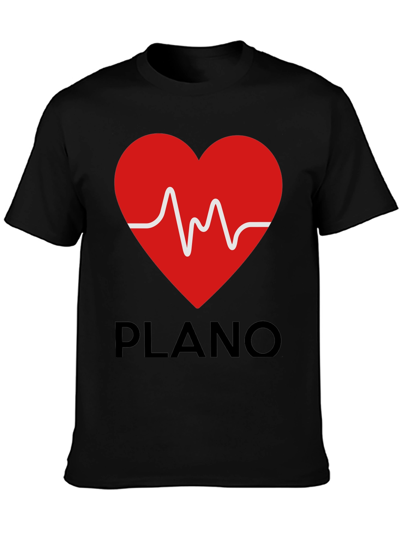 Heartbeat Plano Graphic T-Shirt