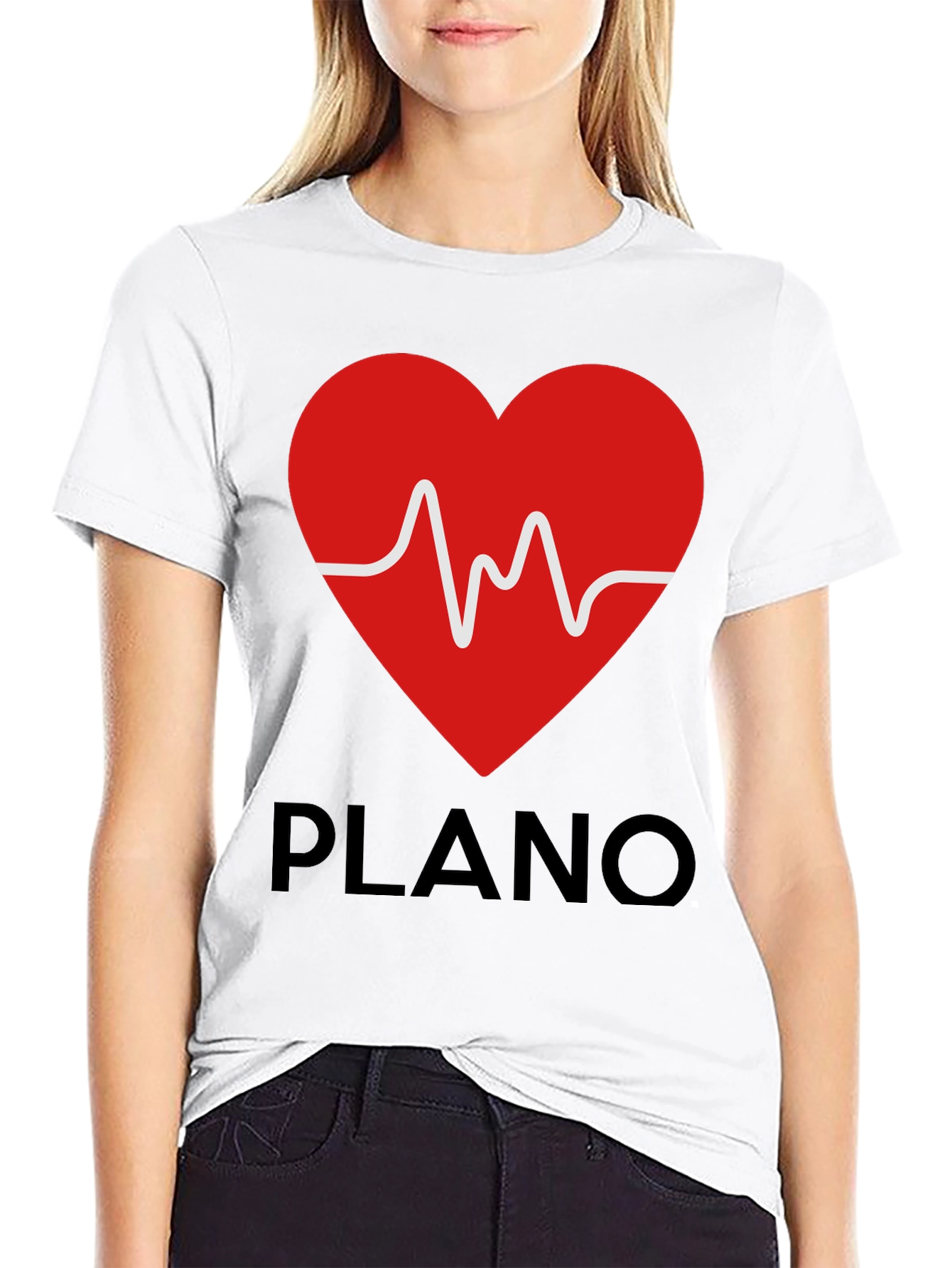Heartbeat Plano Graphic T-Shirt