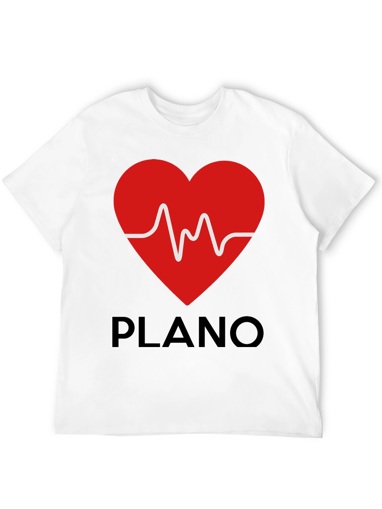 Heartbeat Plano Graphic T-Shirt