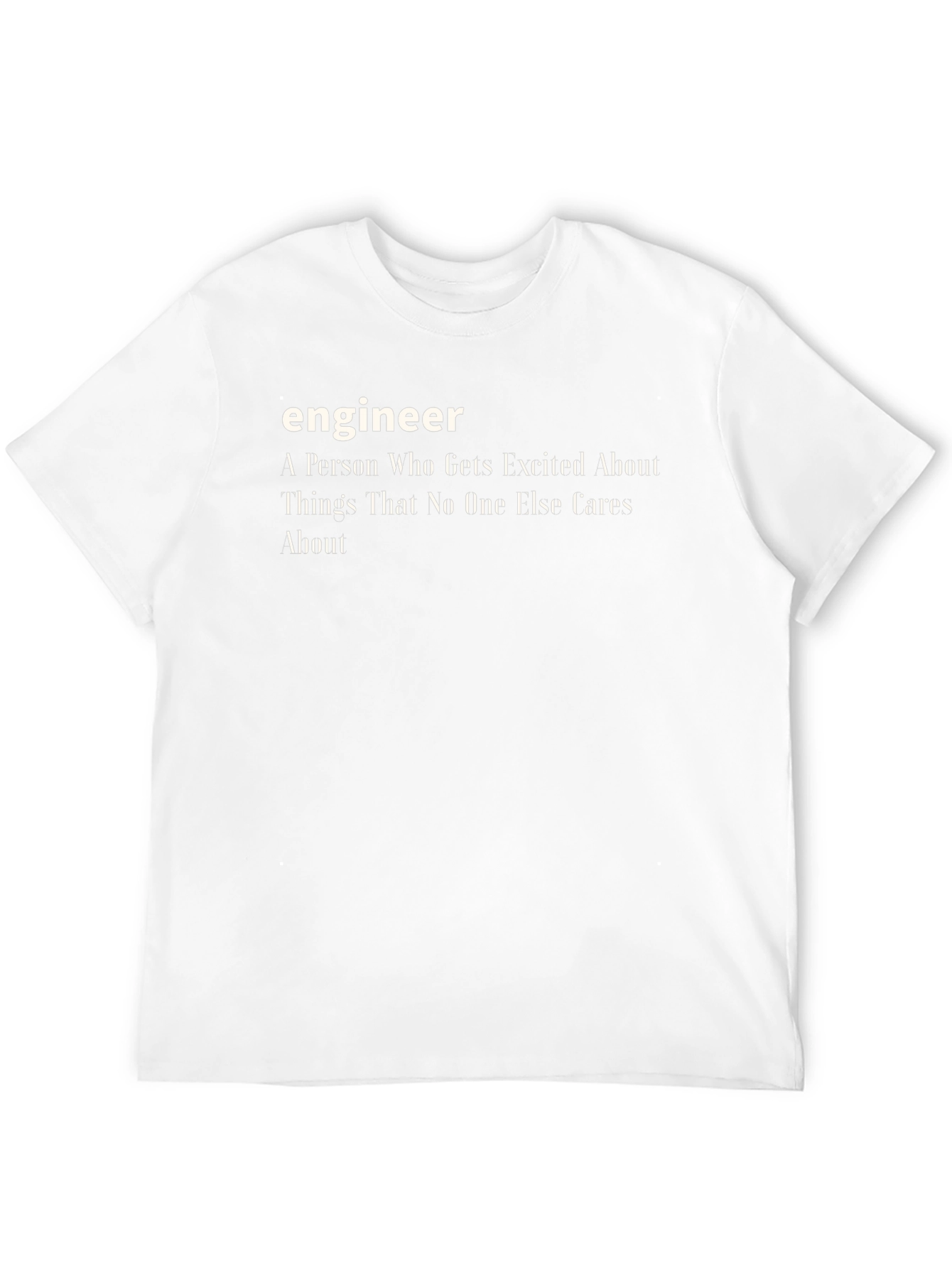 Engineer Definition Black T-Shirt