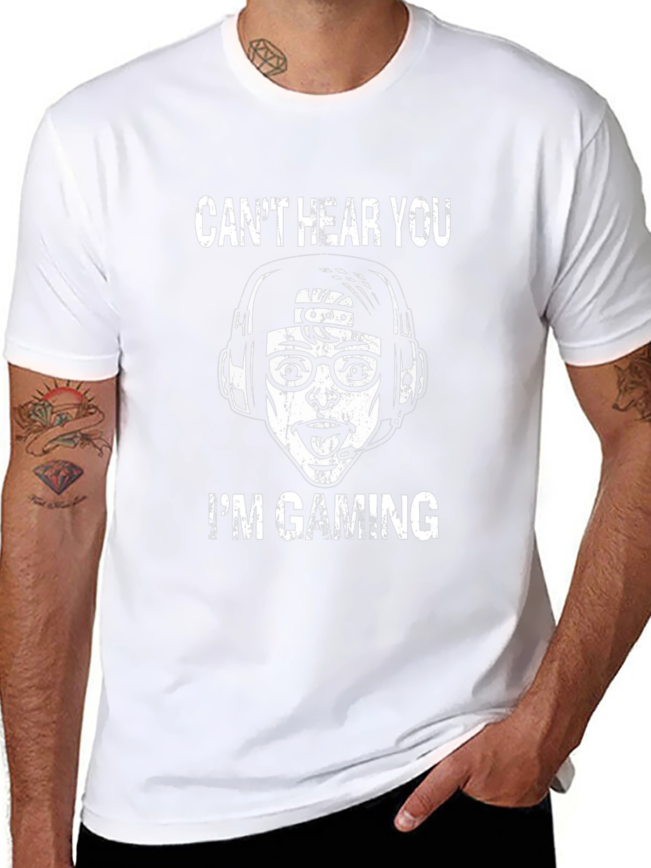 Gamer T-Shirt - Cant Hear You Im Gaming Tee