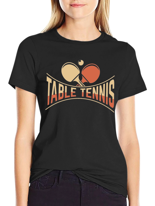 Retro Table Tennis Graphic Tee