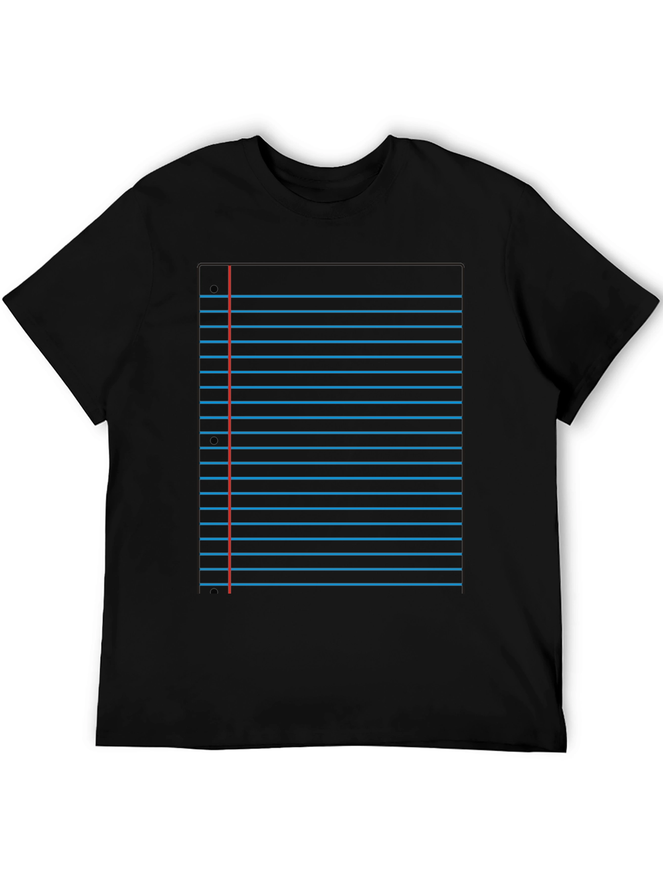 Notebook Paper Graphic Tee - Novelty Design