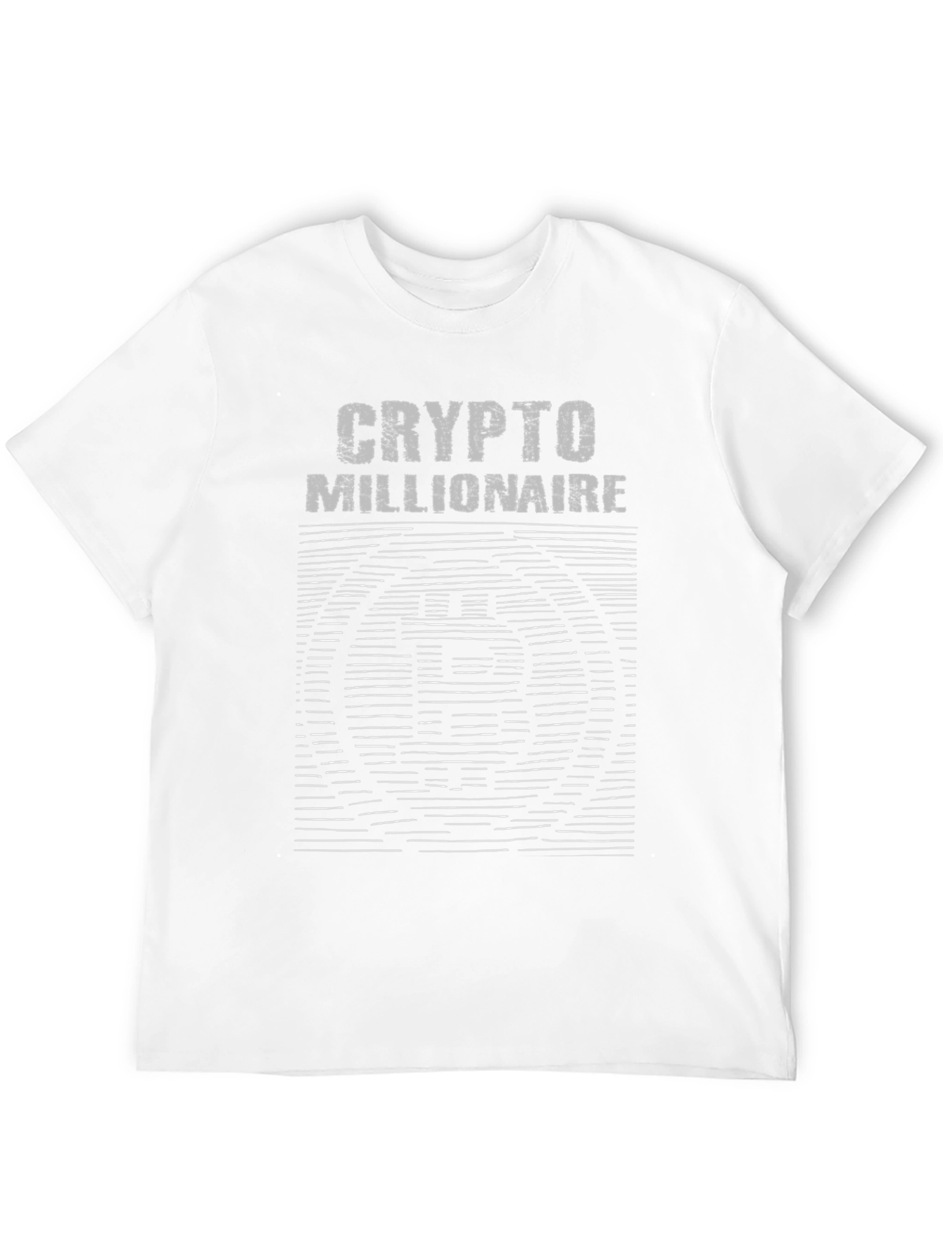 Crypto Millionaire T-Shirt Bitcoin Design