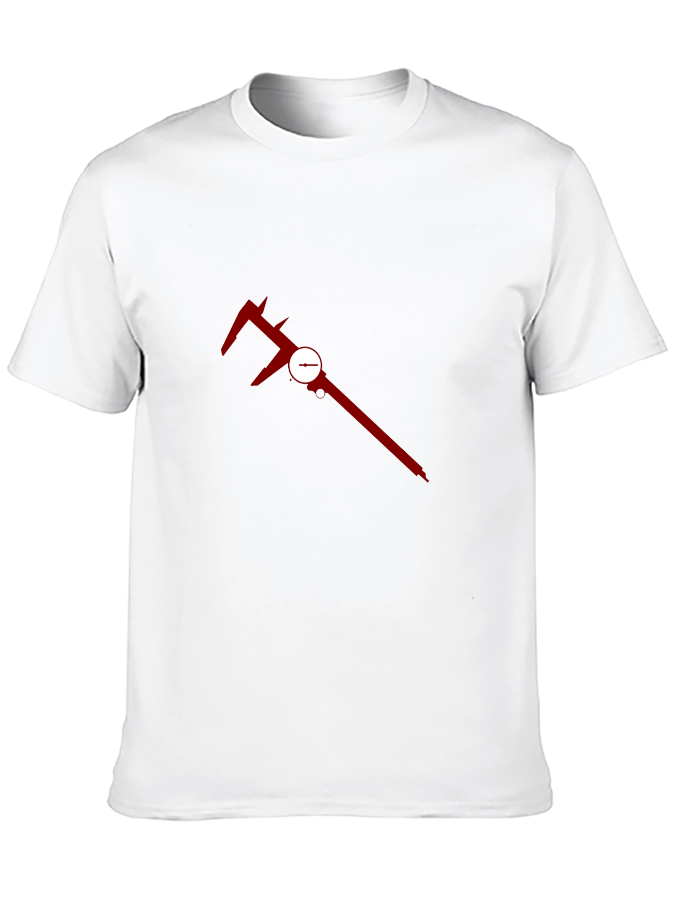 Modern Caliper Graphic Black T-Shirt