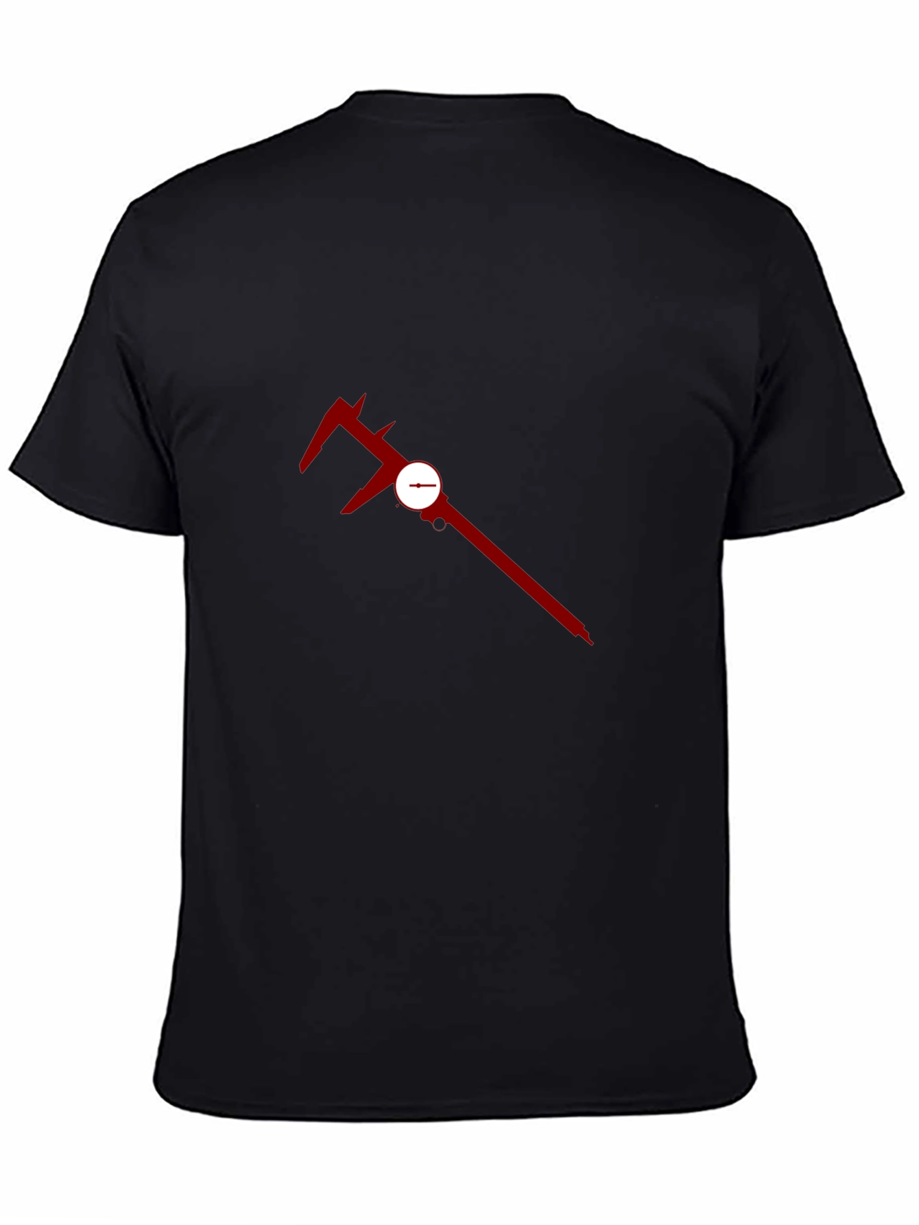 Modern Caliper Graphic Black T-Shirt