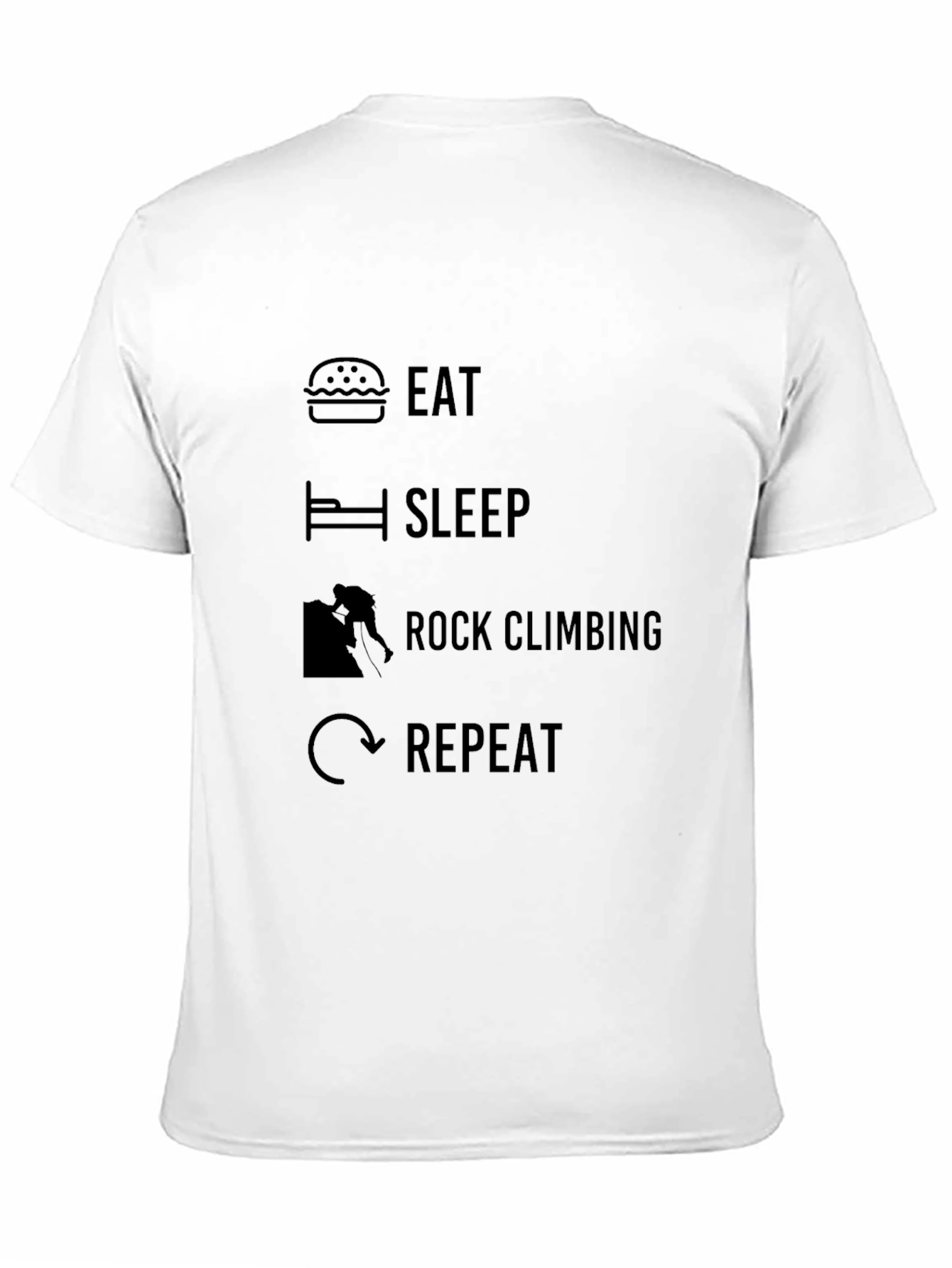 Eat Sleep Rock Climbing Repeat T-Shirt