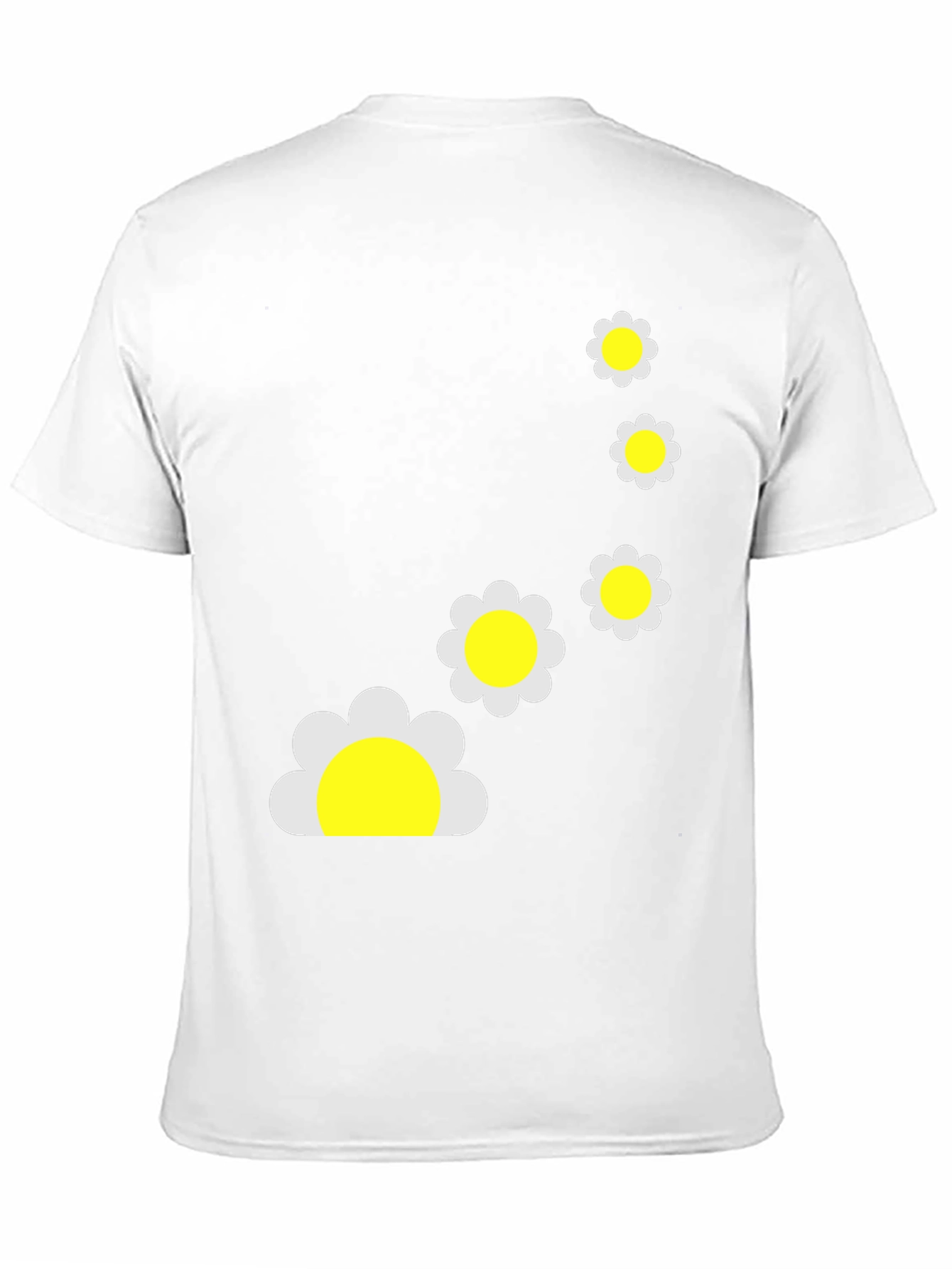 Daisy Chain Graphic Black T-Shirt