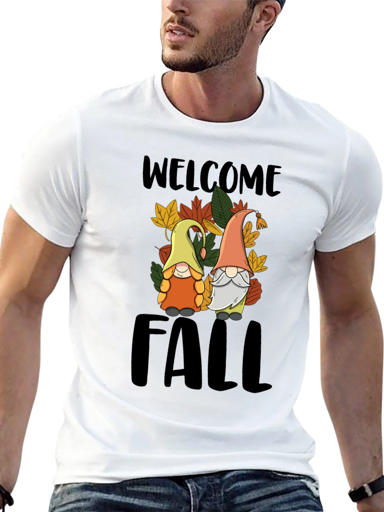 Welcome Fall Gnomes Graphic Tee