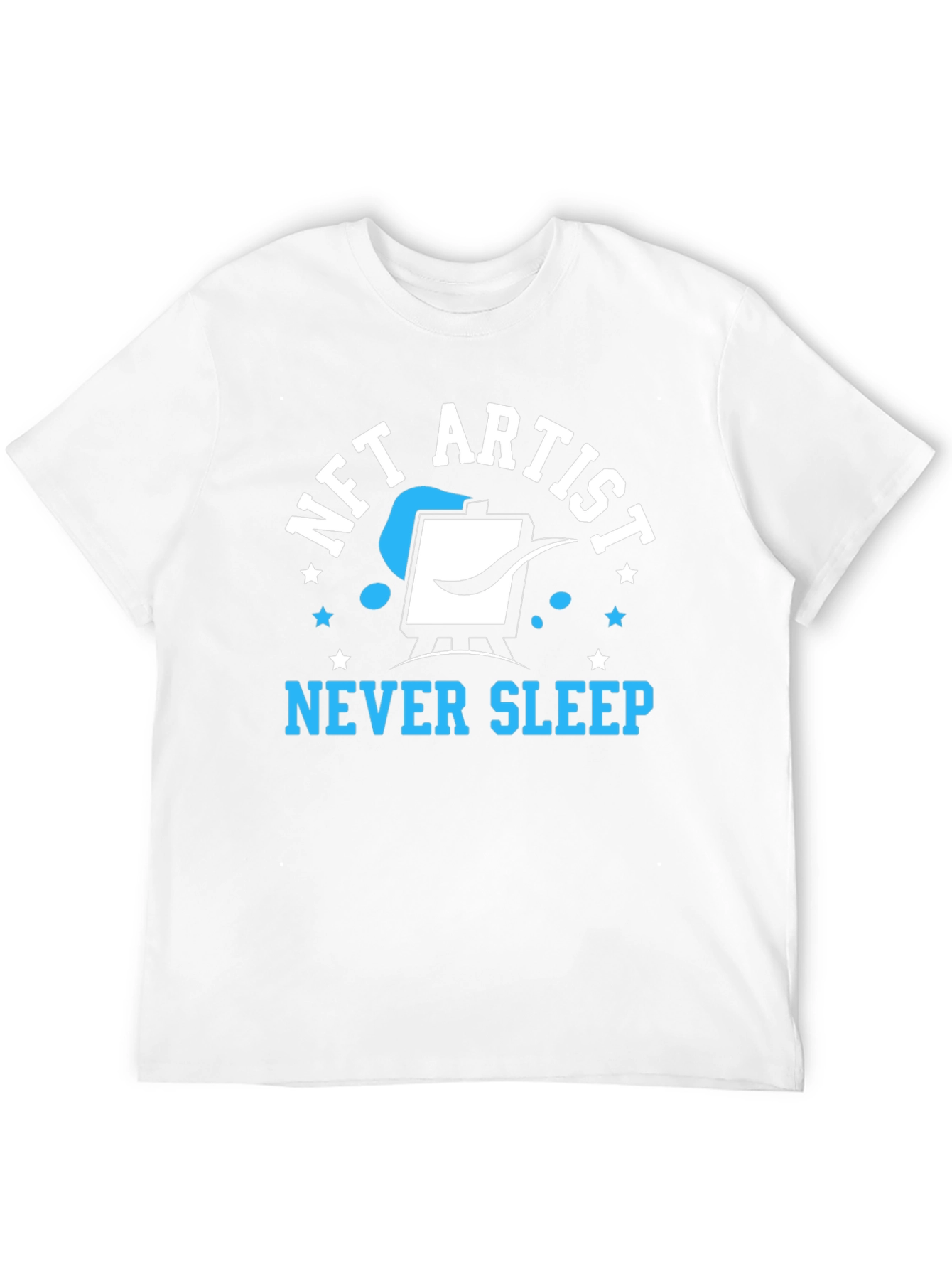 NFT Artist Never Sleep T-Shirt - Black