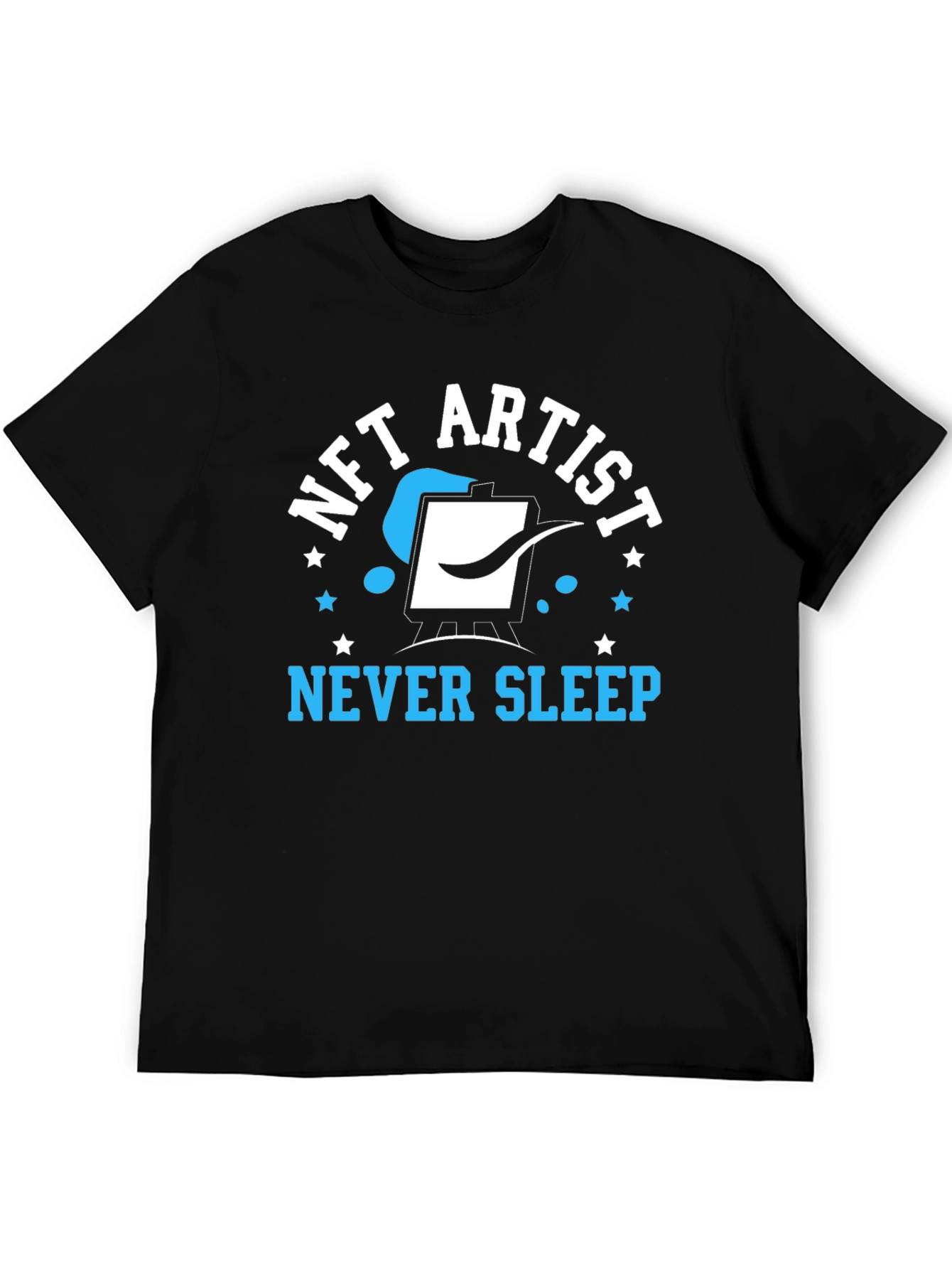 NFT Artist Never Sleep T-Shirt - Black
