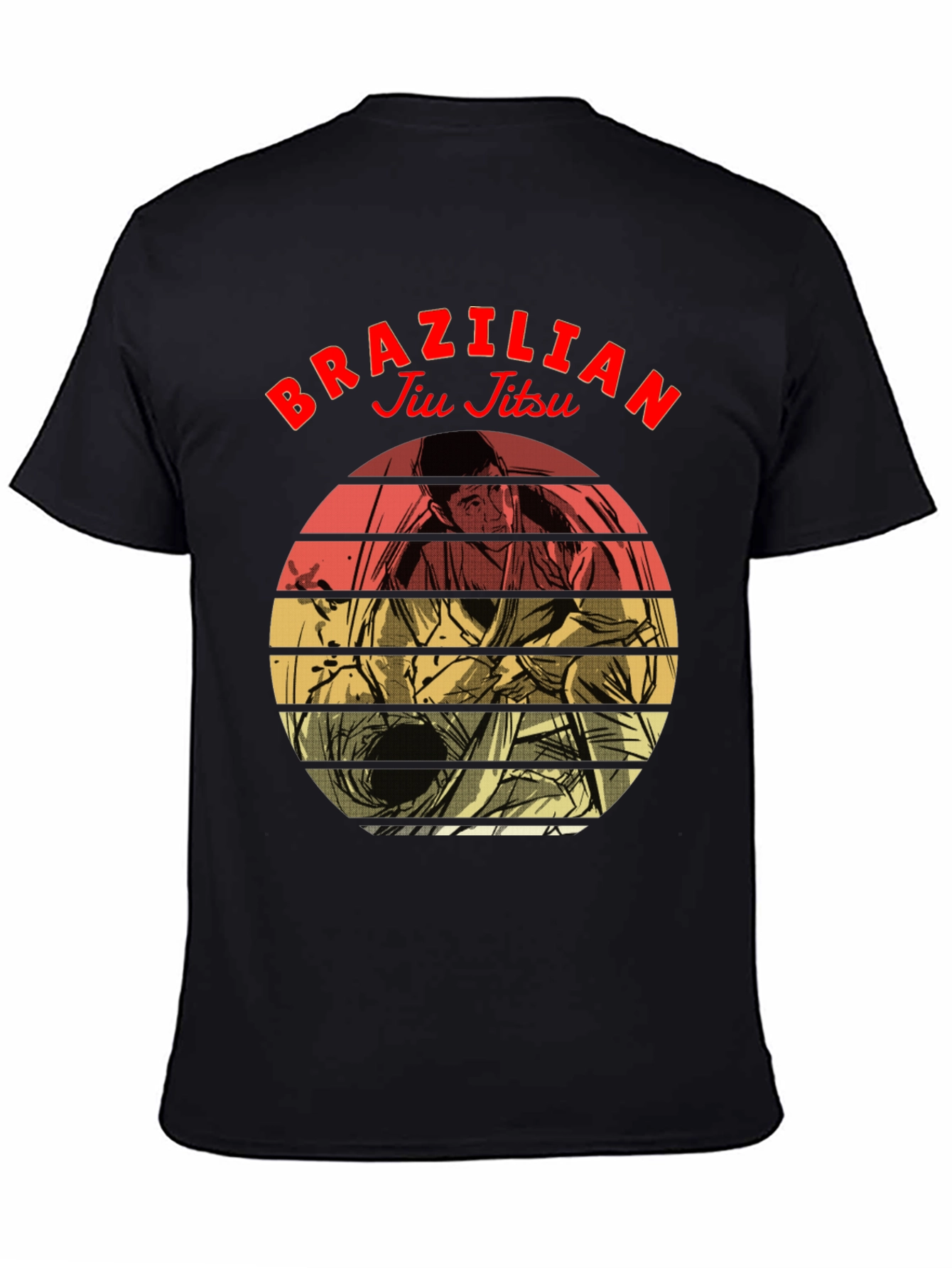 Brazilian Jiu Jitsu Graphic Tee - Black