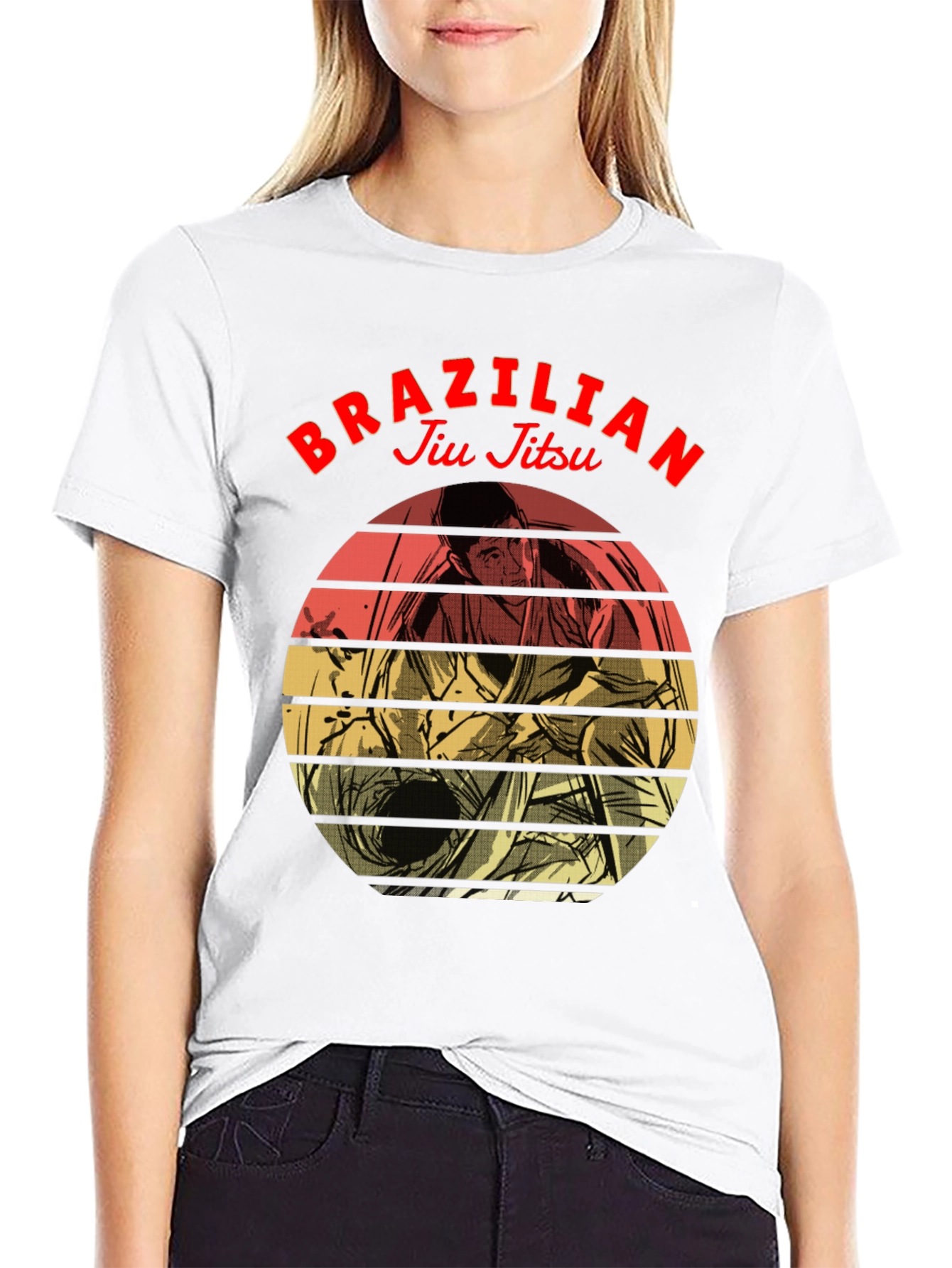 Brazilian Jiu Jitsu Graphic Tee - Black