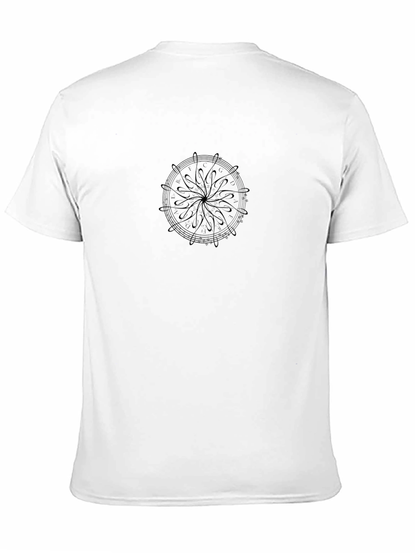 Graphic Print Black T-Shirt - Unique Design