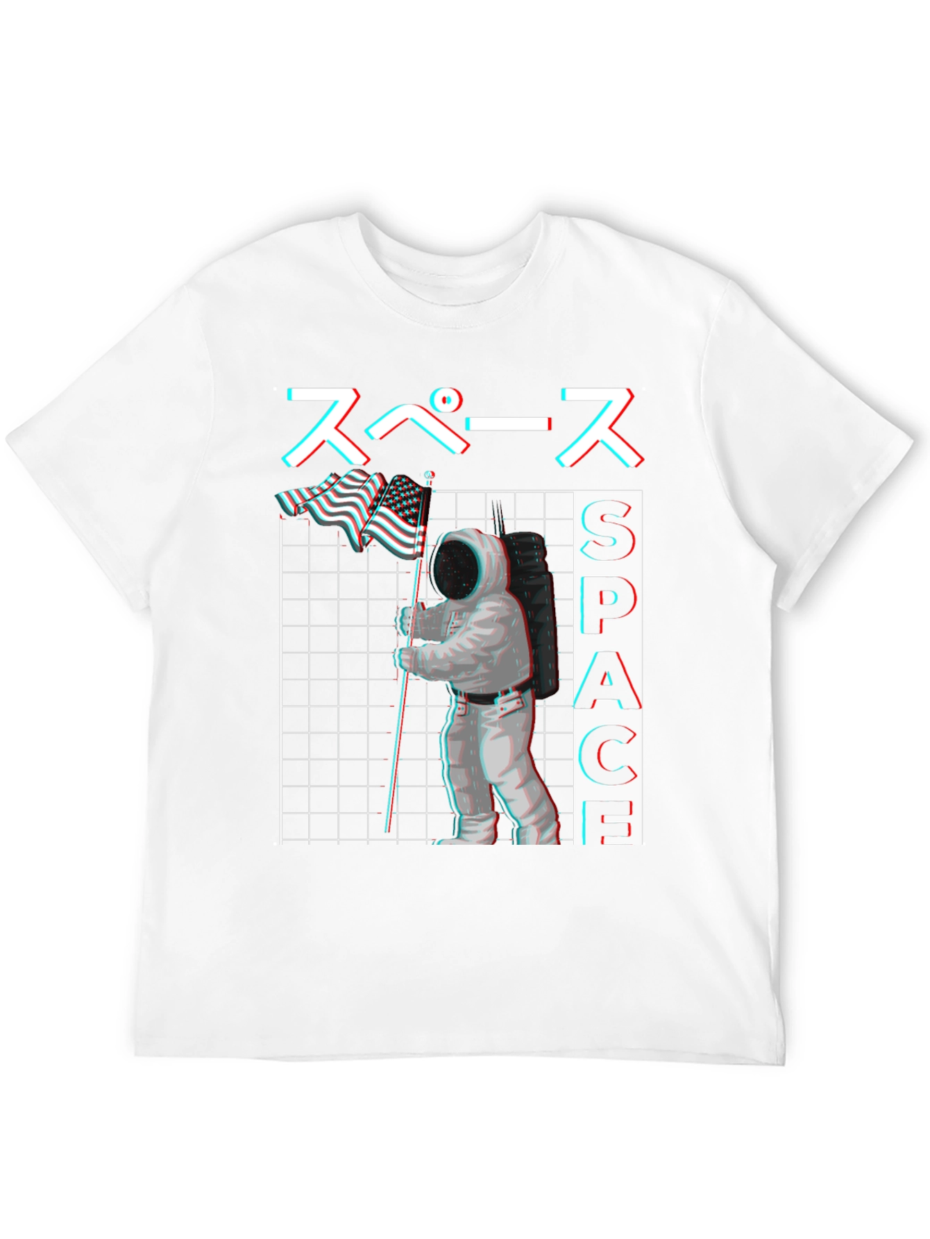 Space Astronaut Graphic Tee - Black