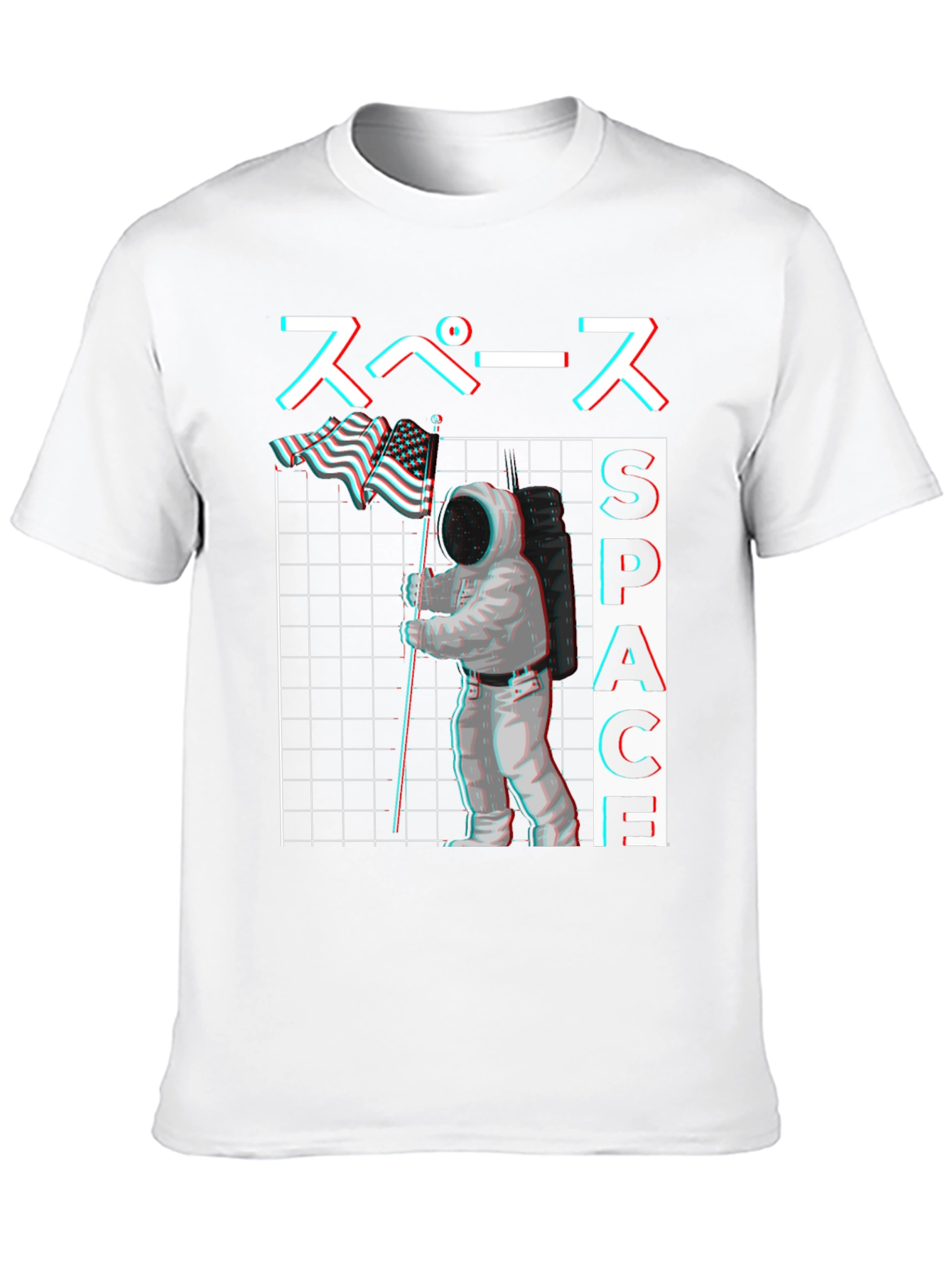 Space Astronaut Graphic Tee - Black