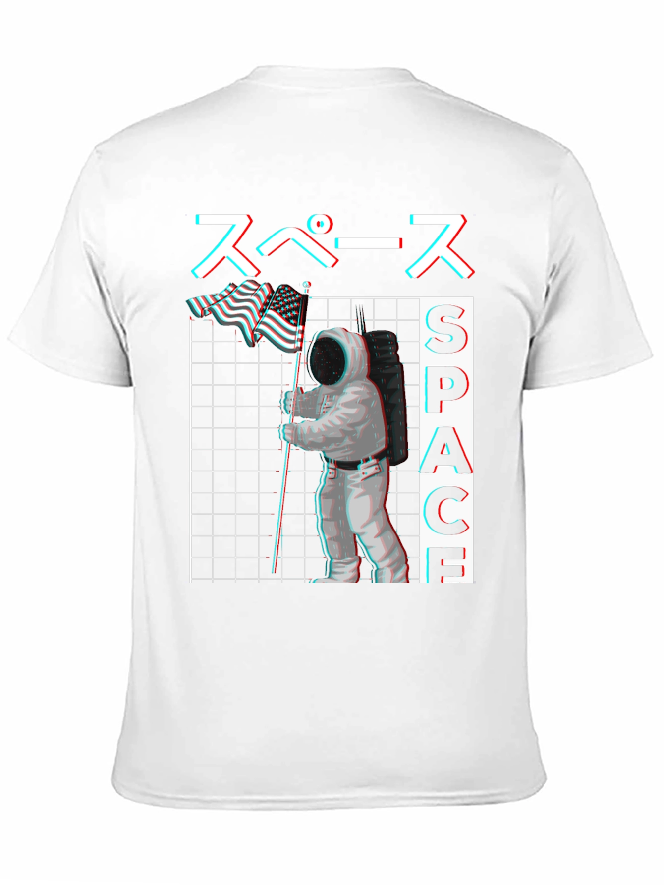 Space Astronaut Graphic Tee - Black